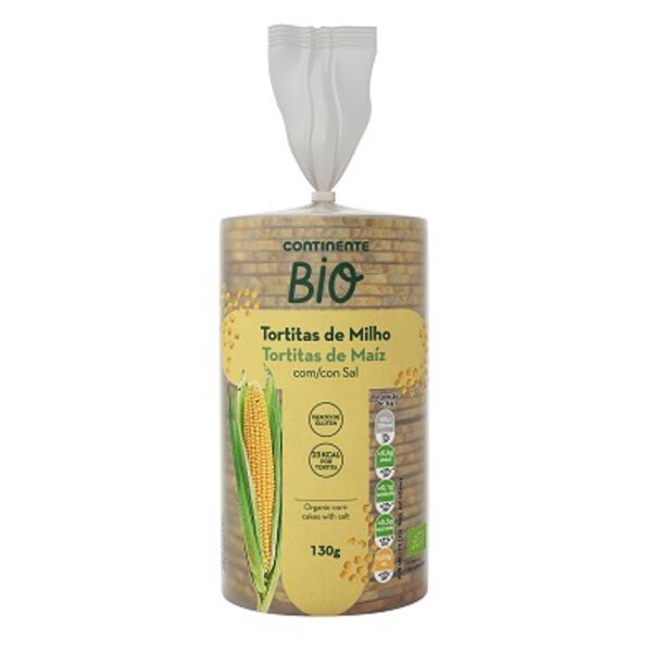 Tortitas de Milho sem Glúten Continente Bio