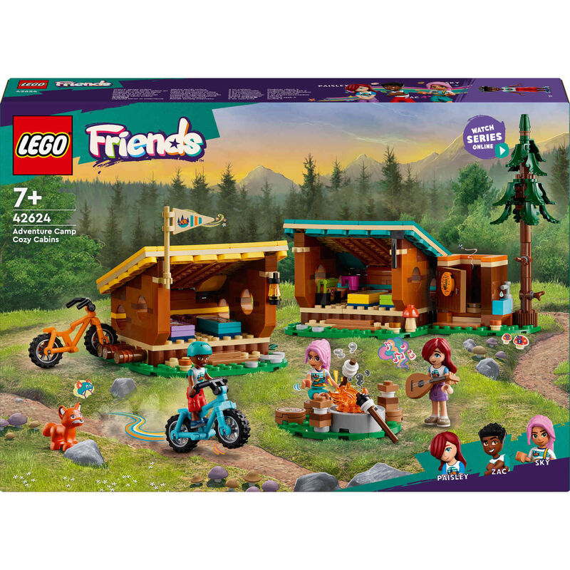 LEGO Friends - Cabanas Confortáveis do Campo Aventura - 42624