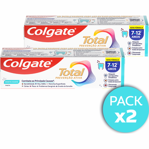 Pasta de Dentes Júnior 7 a 12 Anos Colgate Total