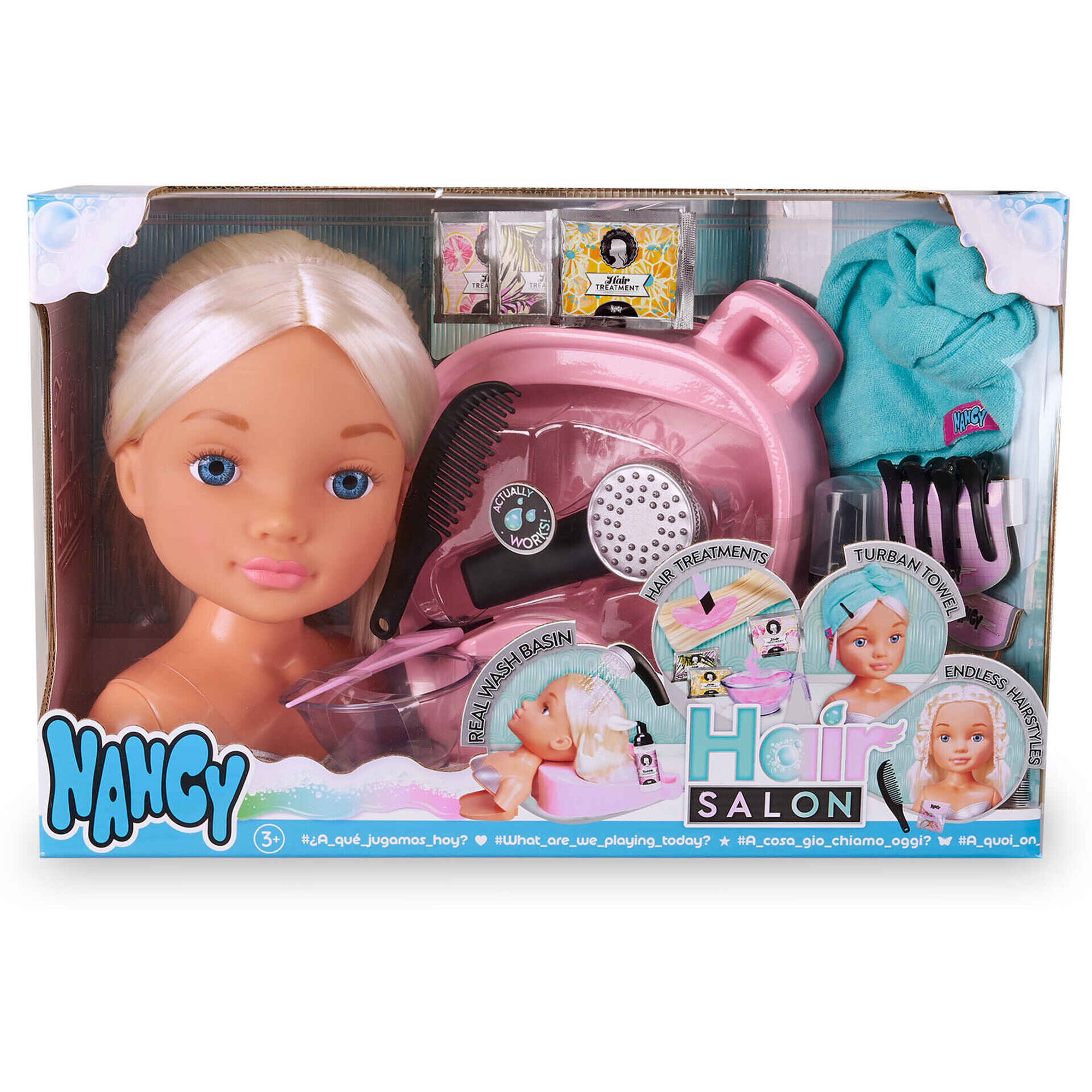 Boneca Nancy Hair Saloon - Loira