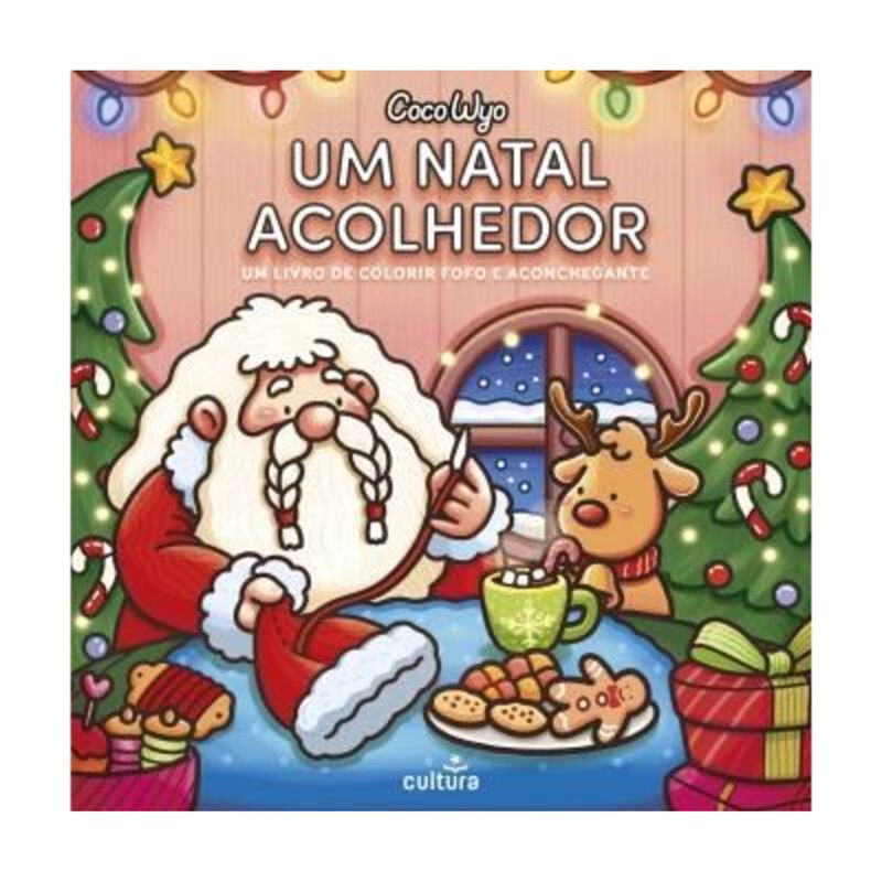 Um Natal Acolhedor (Livro de Colorir) de Coco Wyo
