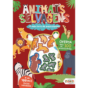 O Meu Livro de Autocolantes - Animais Selvagens