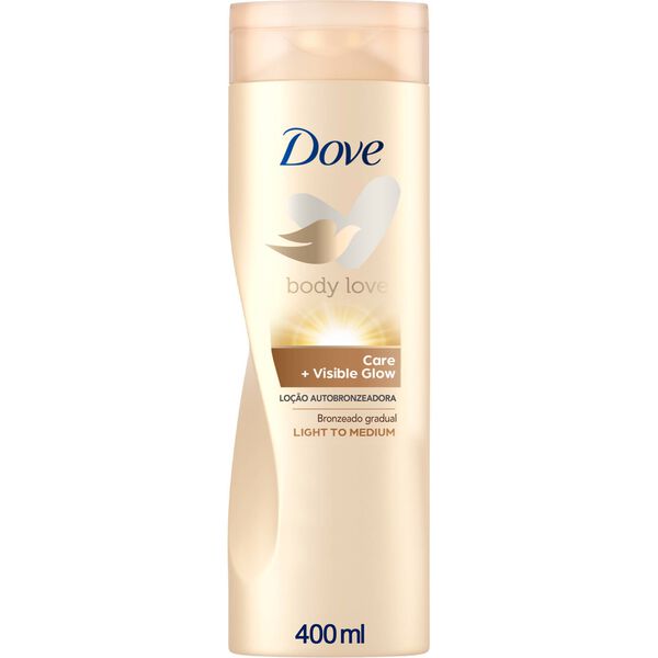 Autobronzeador Loção Corpo Care + Visible Glow Fair Dove