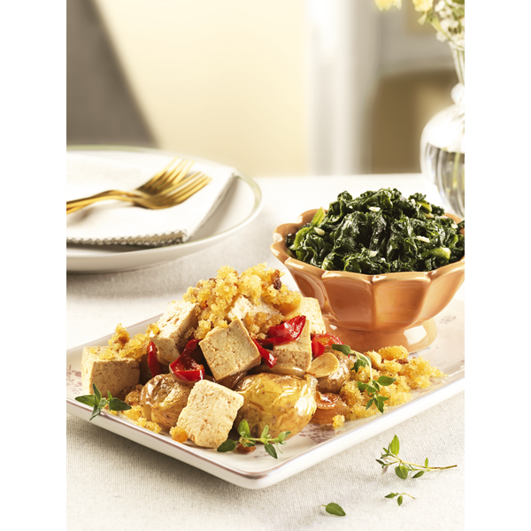 Tofu com Broa Cozinha Continente (Entregas para a Páscoa)
