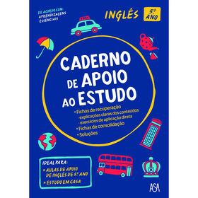 Caderno de Apoio ao Estudo - Ingl&ecirc;s 5.&ordm; Ano