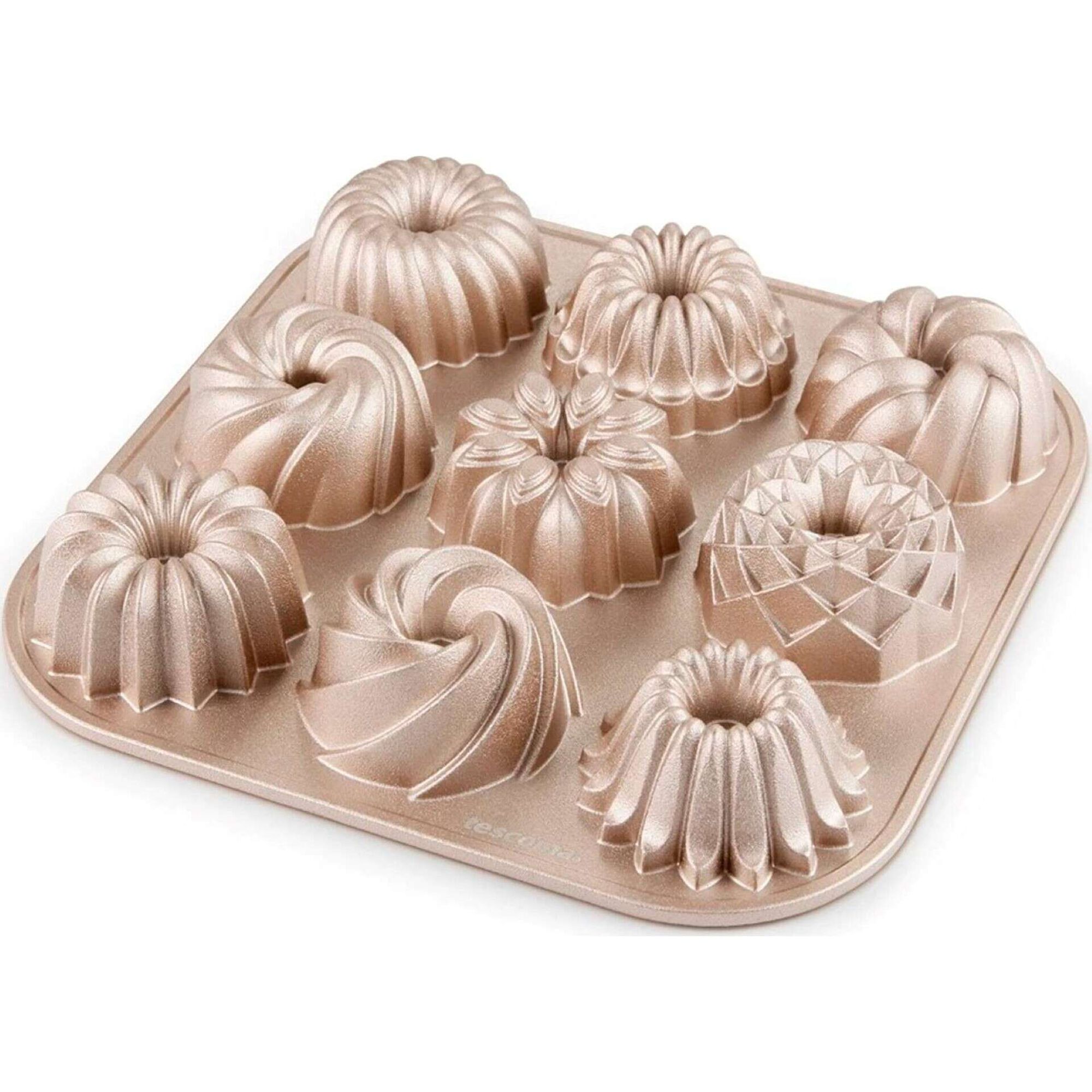 Forma para 9 Mini Bolos Bundt Del&iacute;cia Tescoma