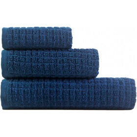 Conjunto 3 Toalhas 450g/m2 Lotus Azul Kasa