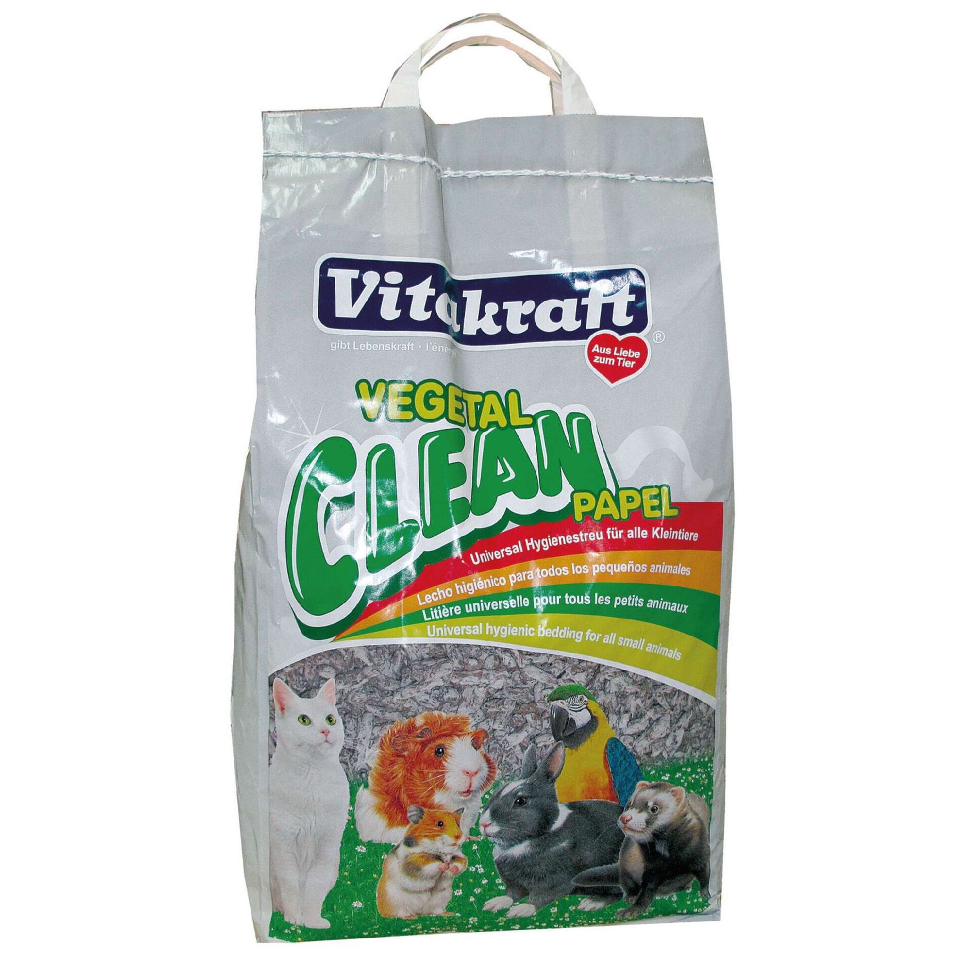 Areia para Roedores Vegetal Clean Papel