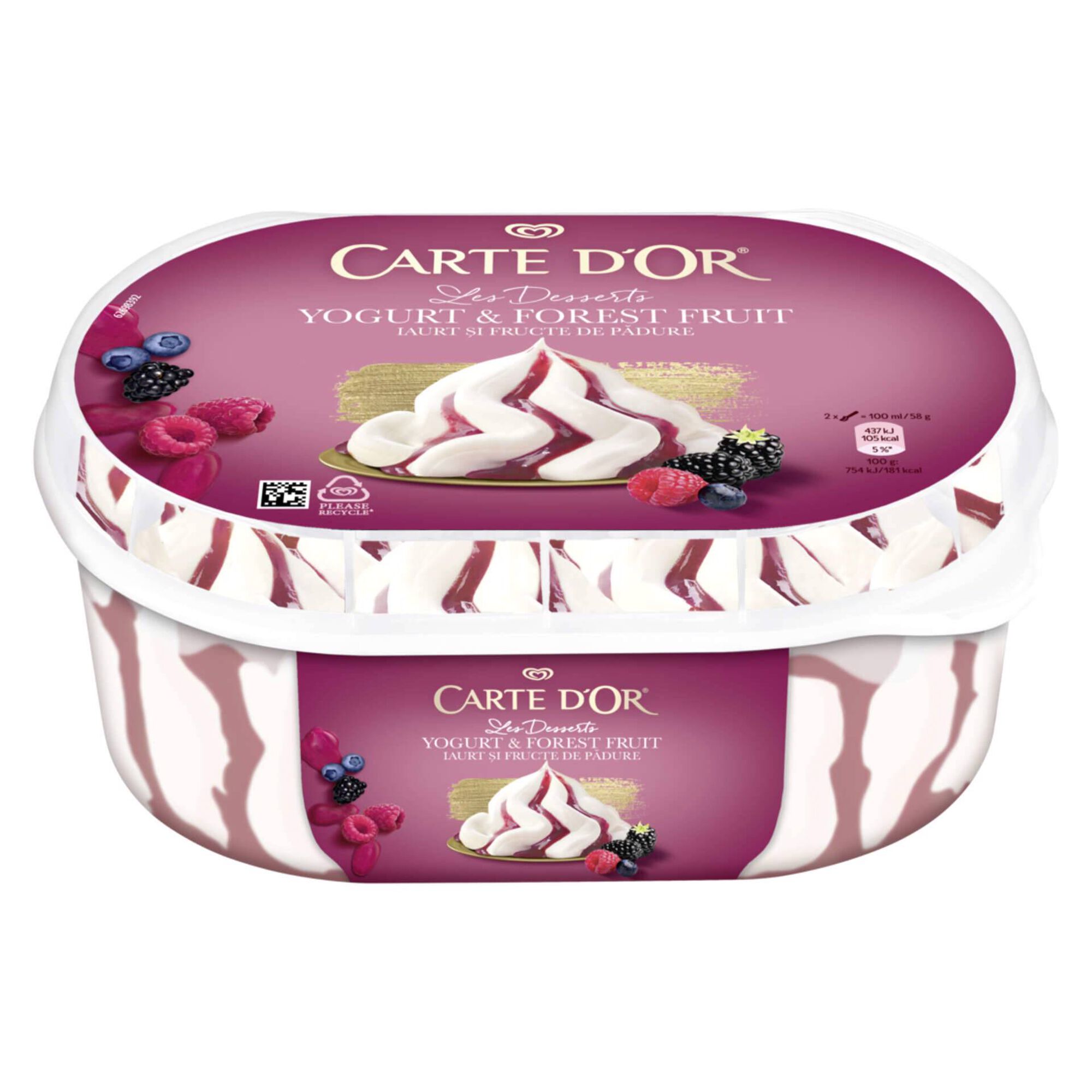 Gelado Iogurte e Frutos Vermelhos Les Desserts Gelado Iogurte e Frutos Vermelhos Les Desserts