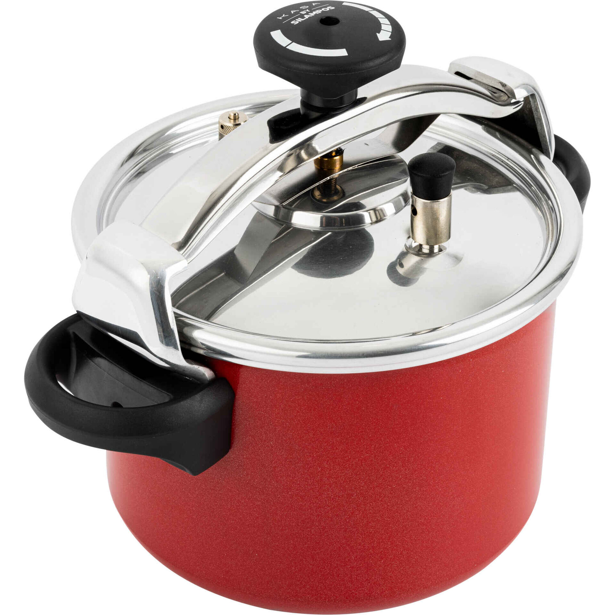 Panela Pressão 6L Vermelho Tradicional