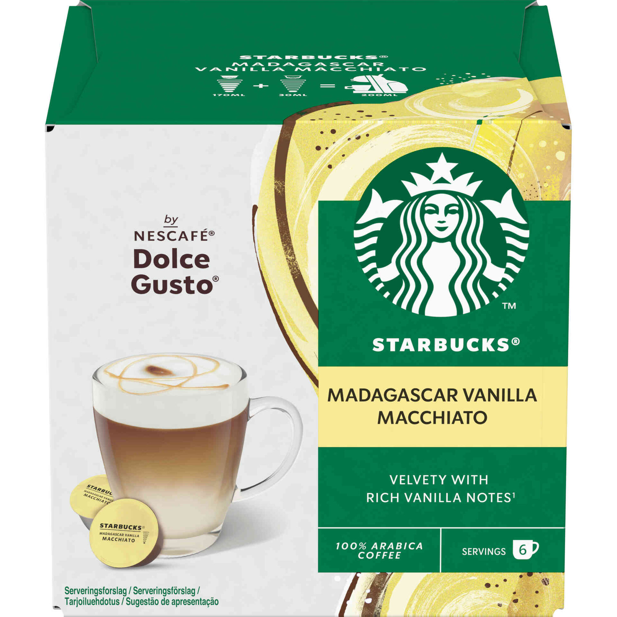 C&aacute;psulas de Caf&eacute; Vanilla Machiato Starbucks