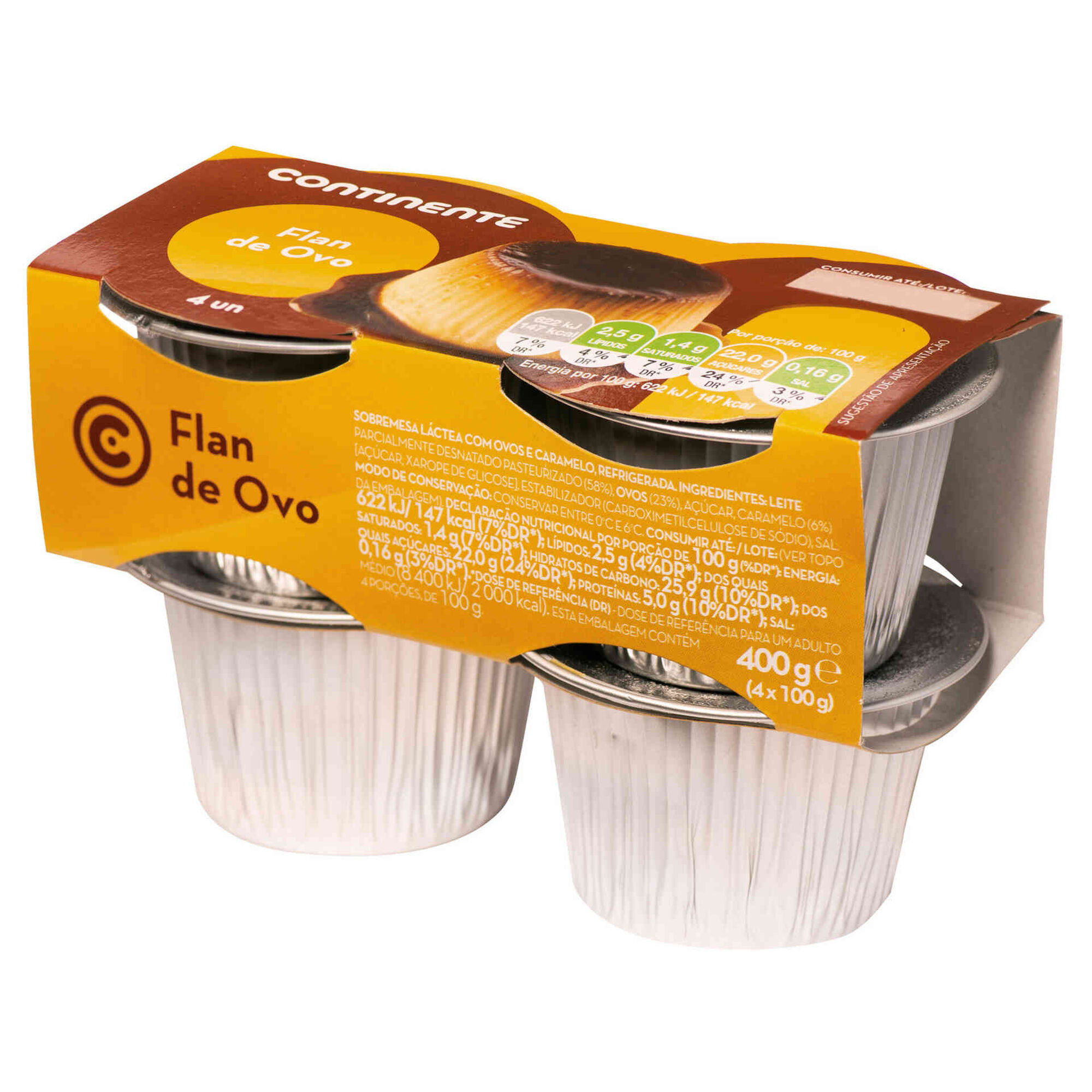 Pudim Flan Ovos