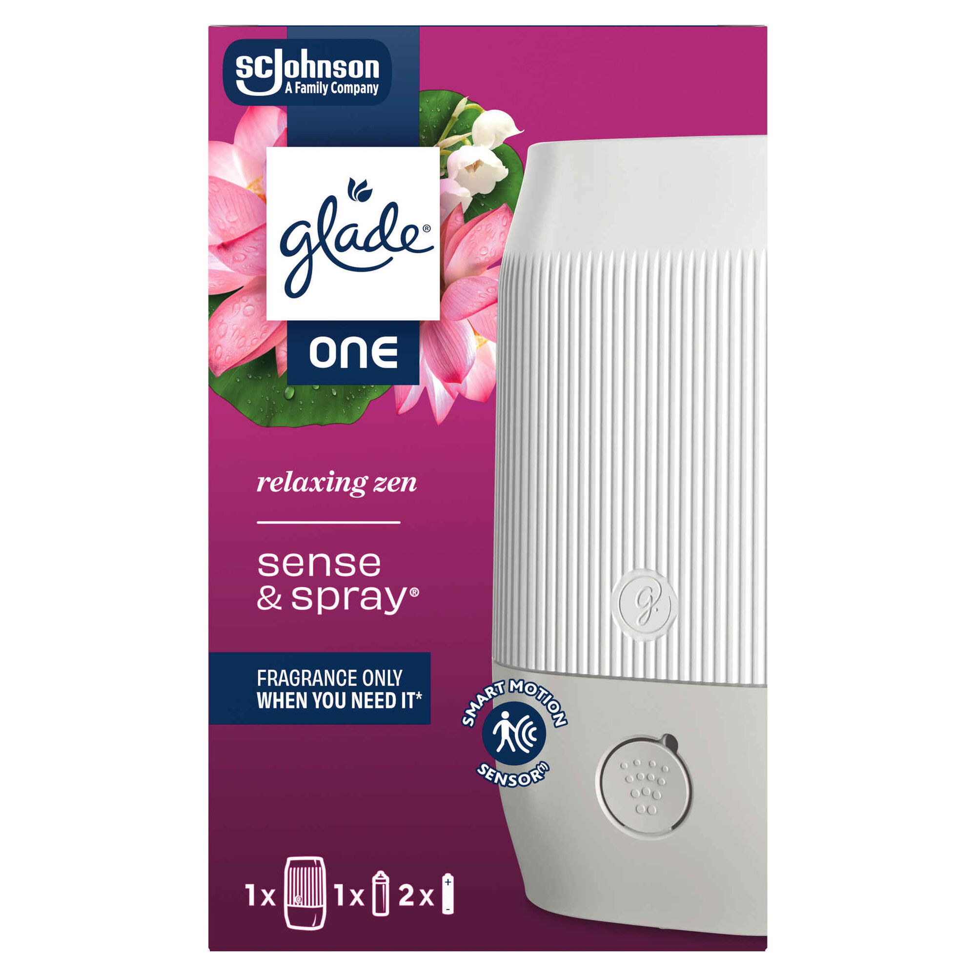 Ambientador Difusor Sense & Spray One Relaxing Zen Glade