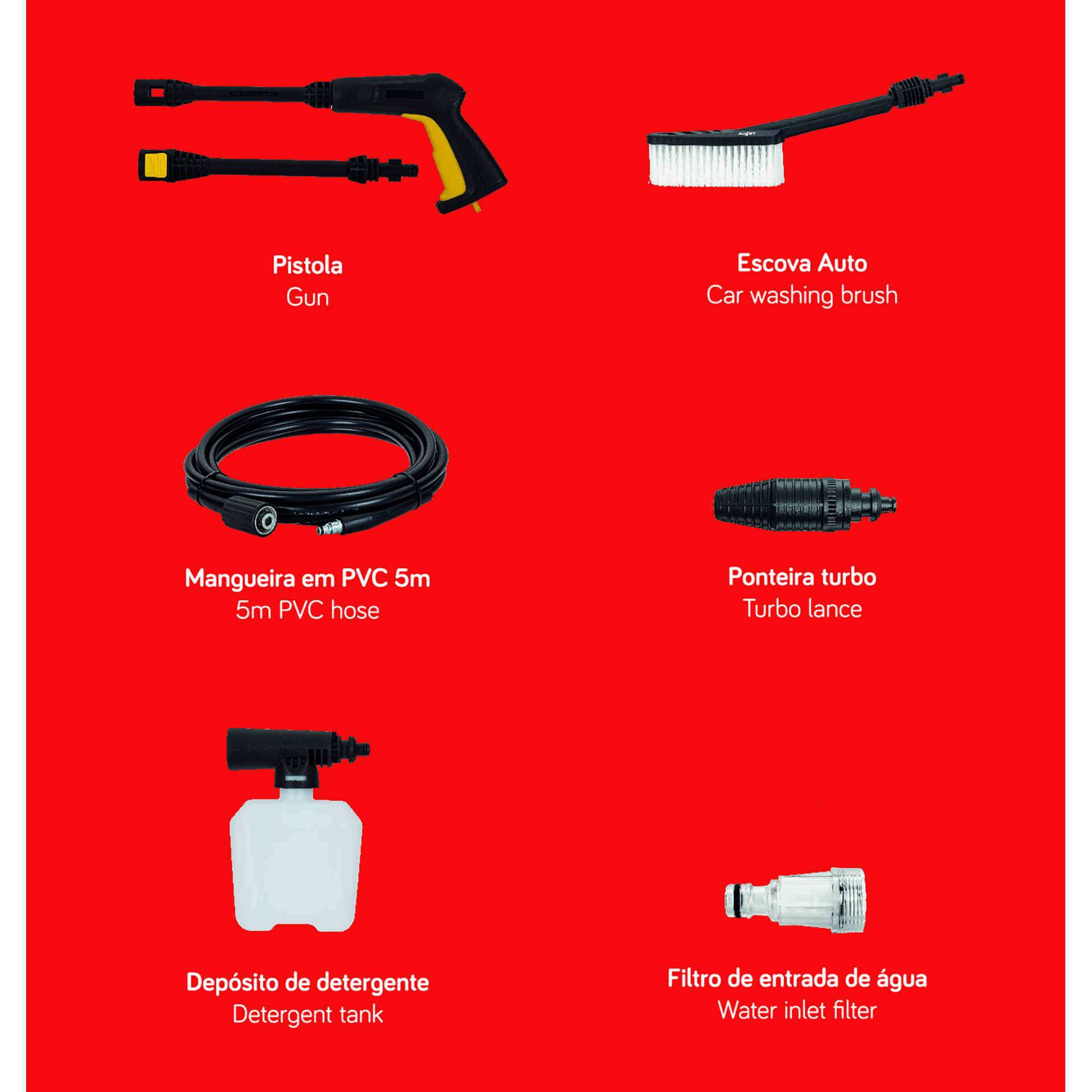 Lavadora Alta Press&atilde;o 130 Bar Boost