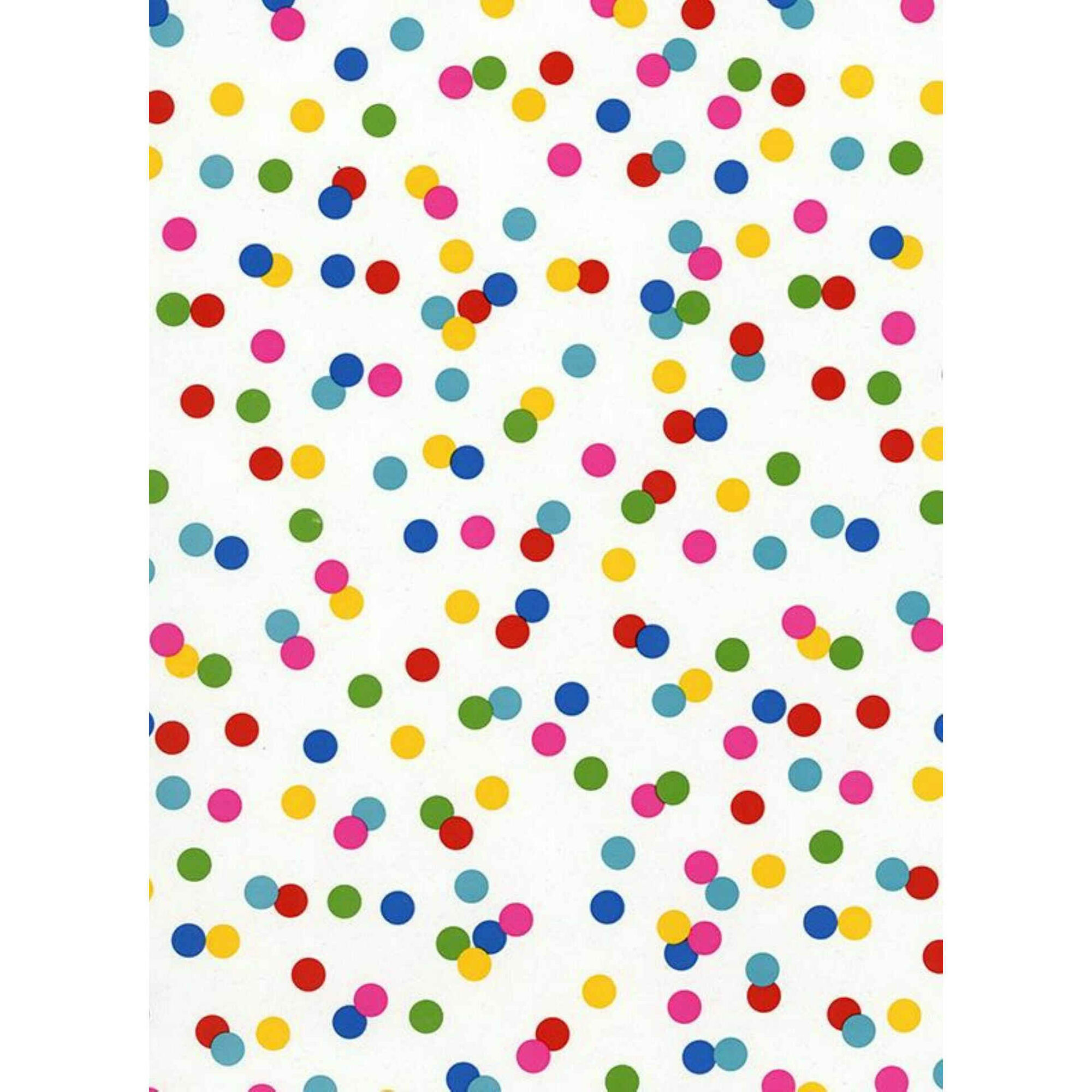 Rolo de Papel de Embrulho Divertido 10mx70cm (várias cores)