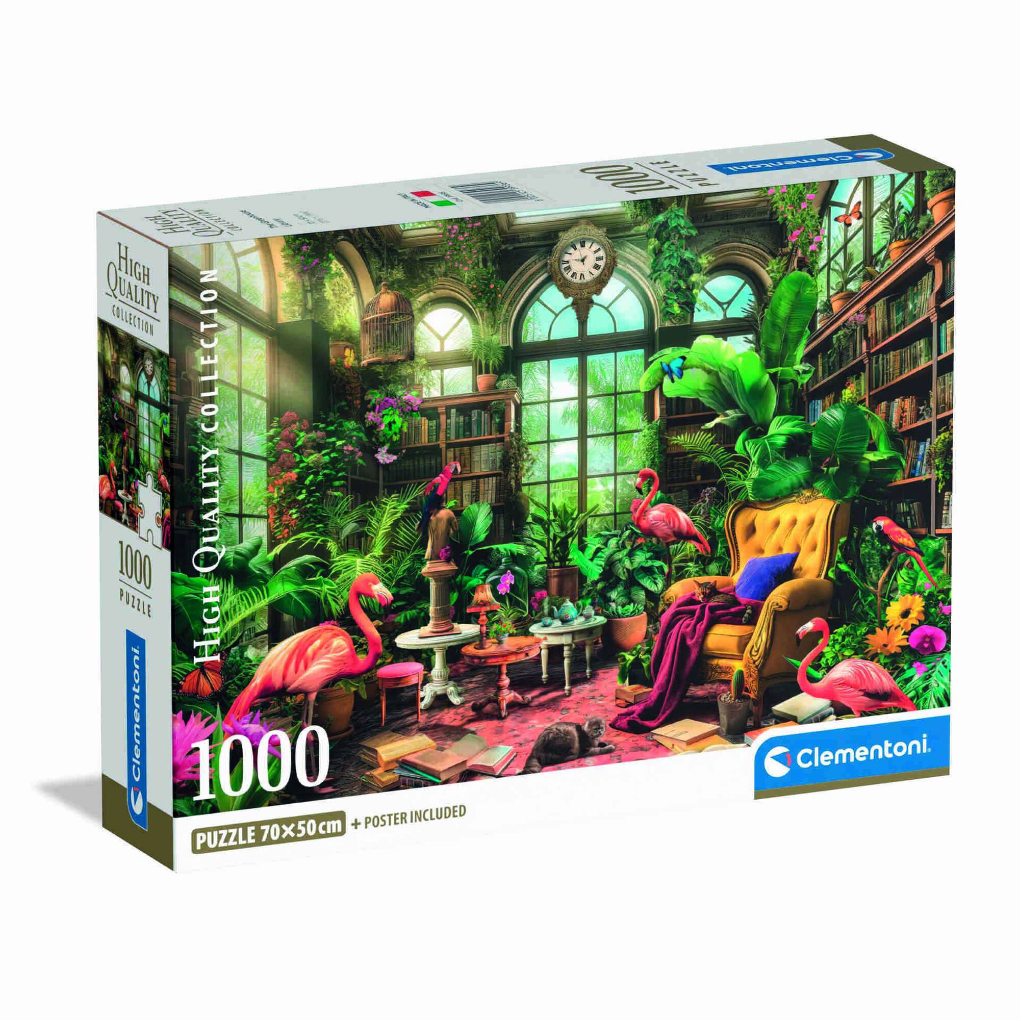 Puzzle The Greenhouse Library 1000 Peças