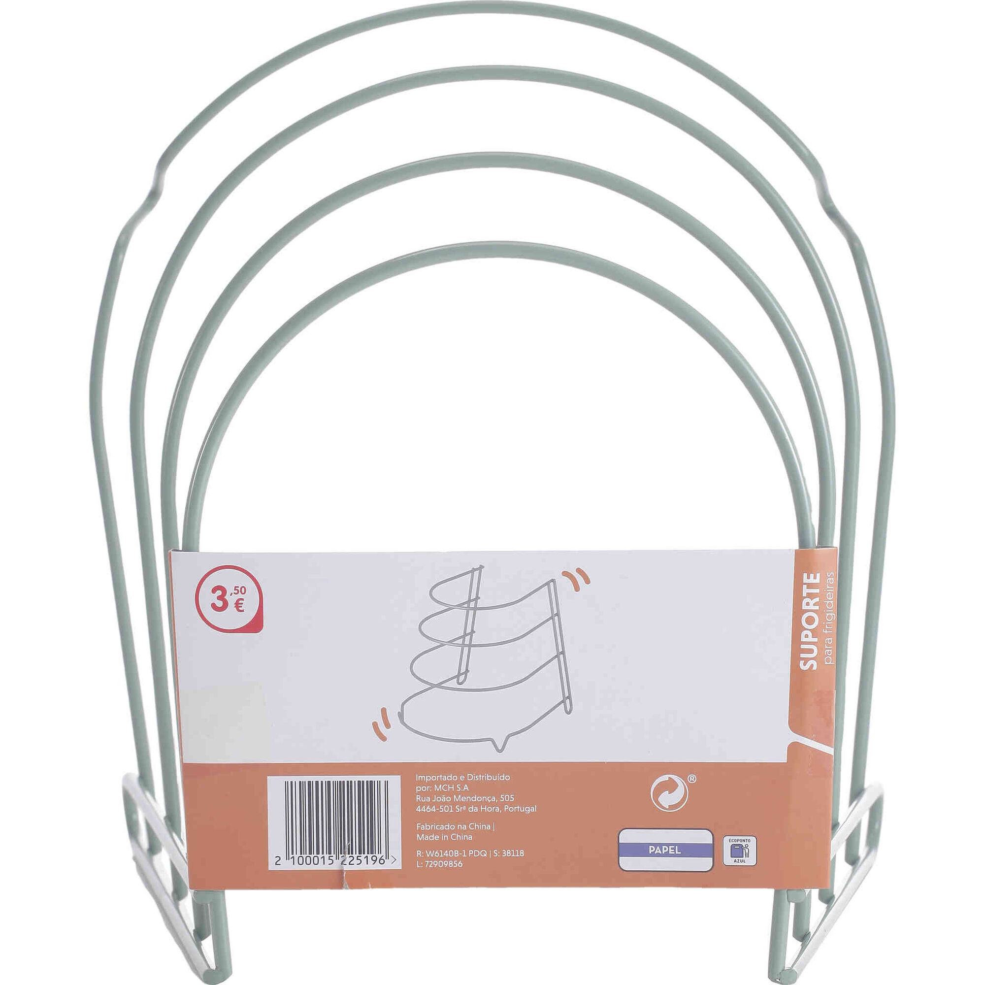 Suporte de Cozinha para 4 Frigideiras Bazar&atilde;o