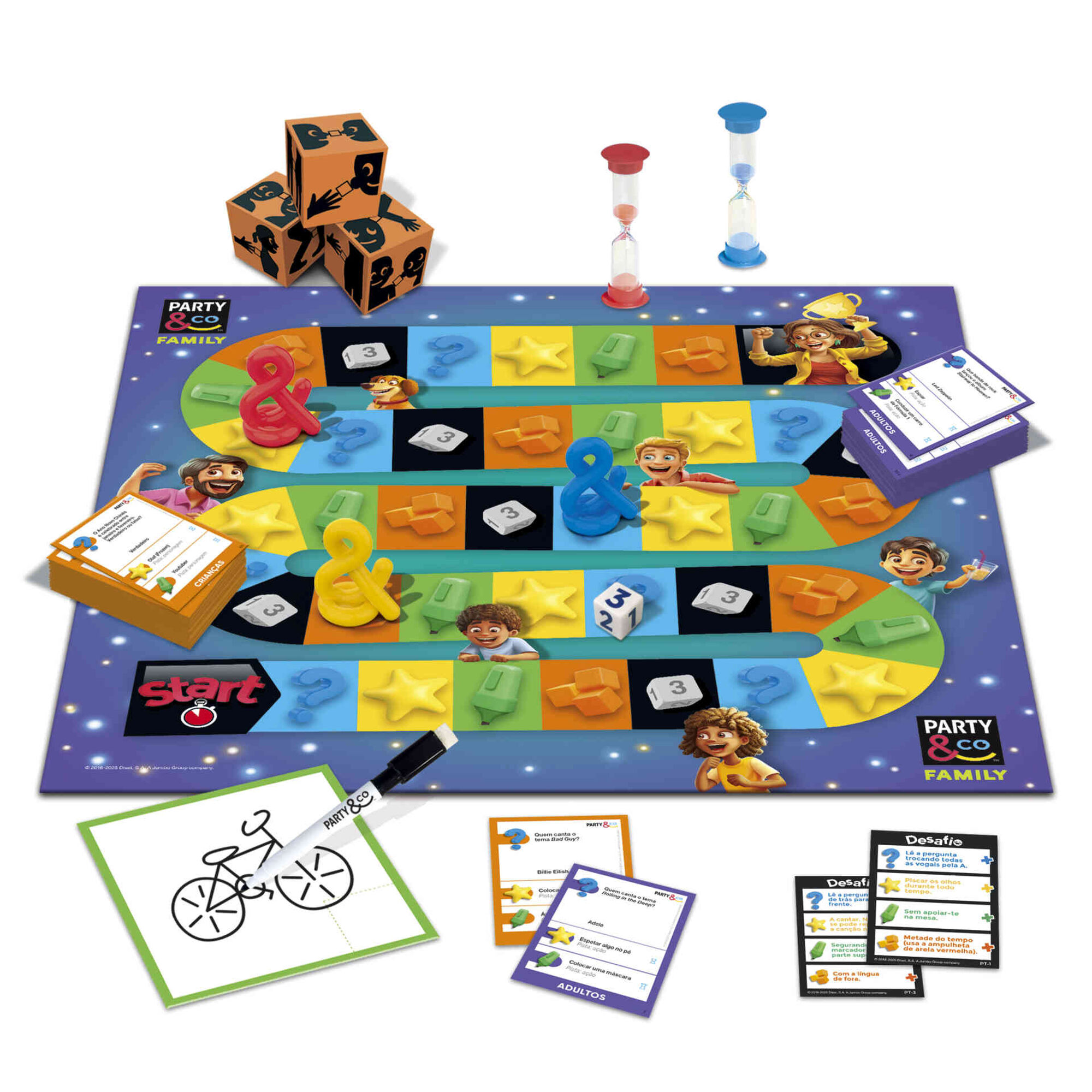 Jogo de Tabuleiro Party & Co Family