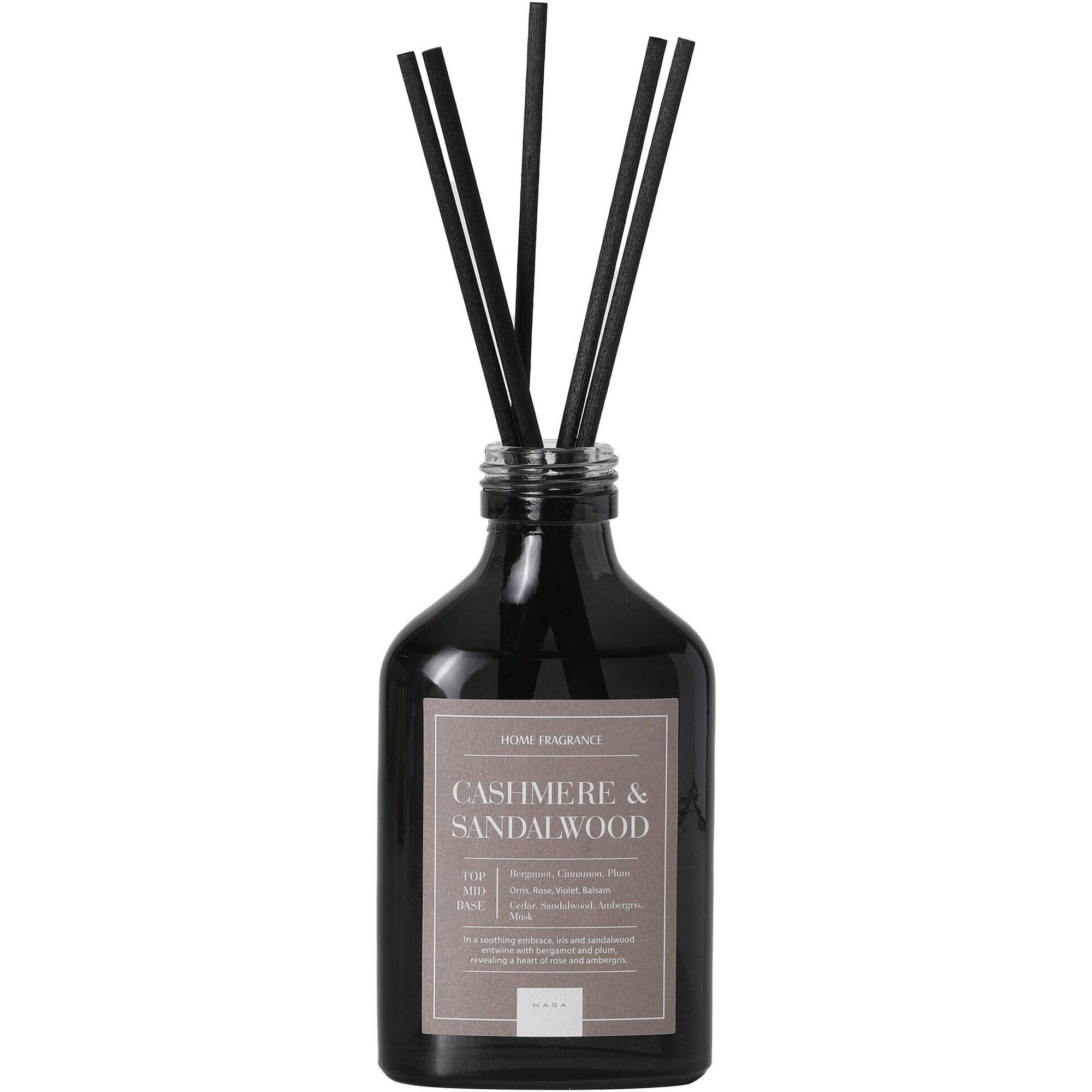 Difusor 100ml Vidro Caxemira e Sândalo