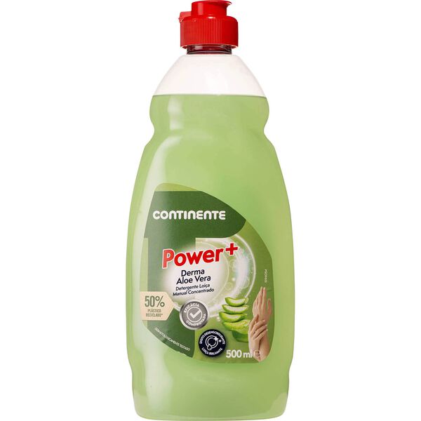 Detergente Manual Loiça Concentrado Power+ Derma Aloe Continente