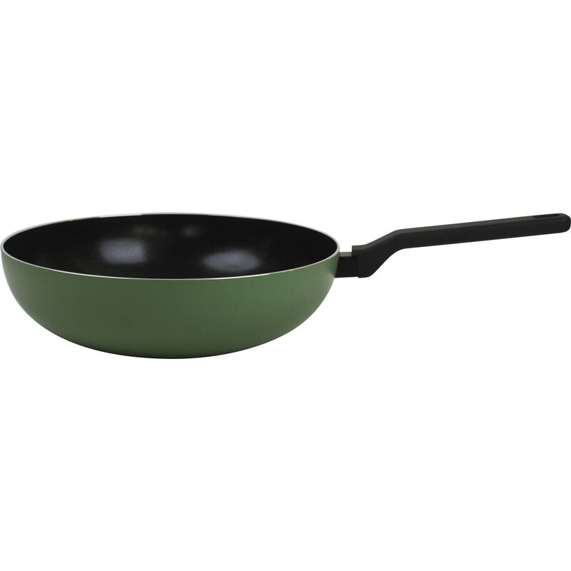 Wok 28cm Cerâmica Square Verde Kasa