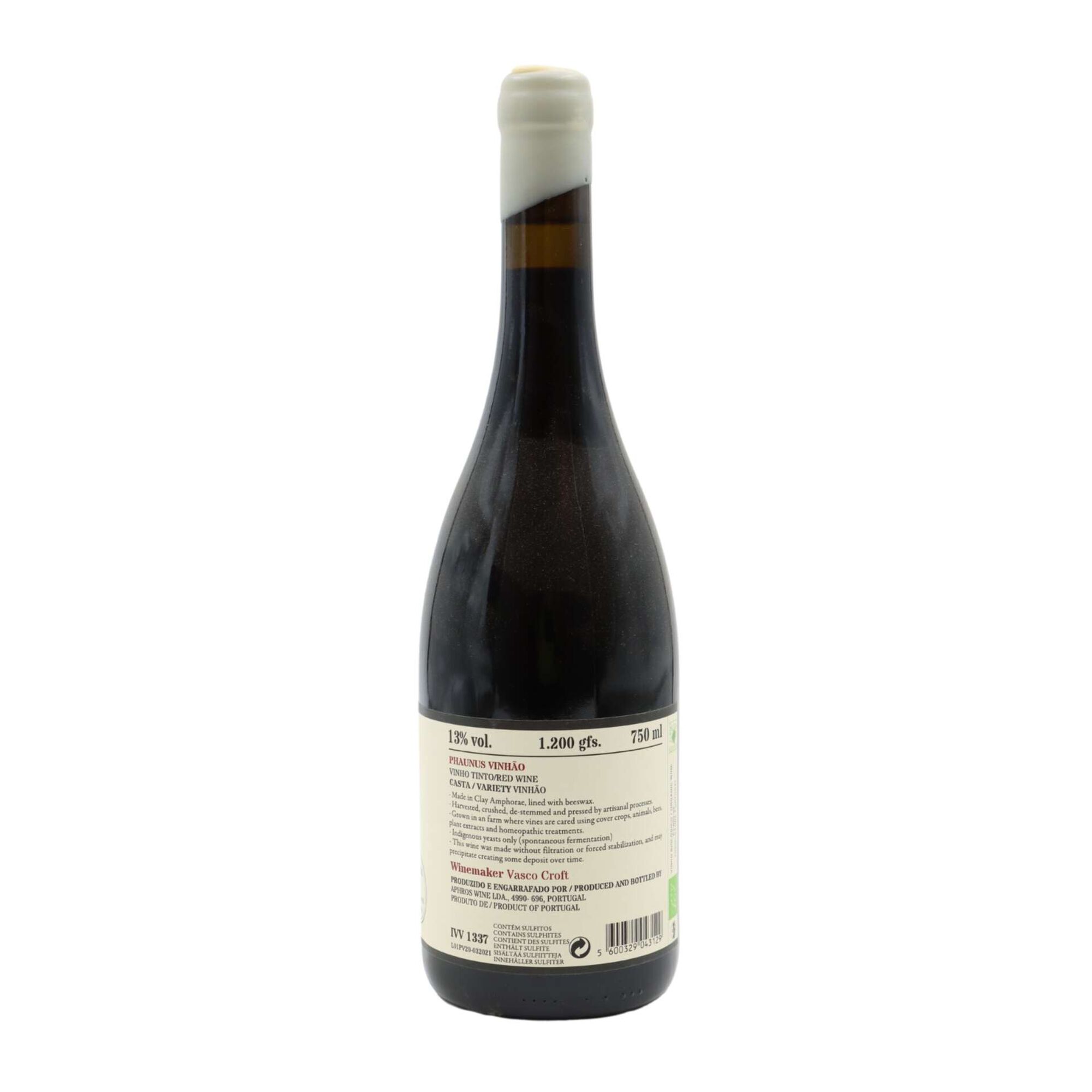 Aphros Phaunus Amphora Vinh&atilde;o Vinho Verde Tinto