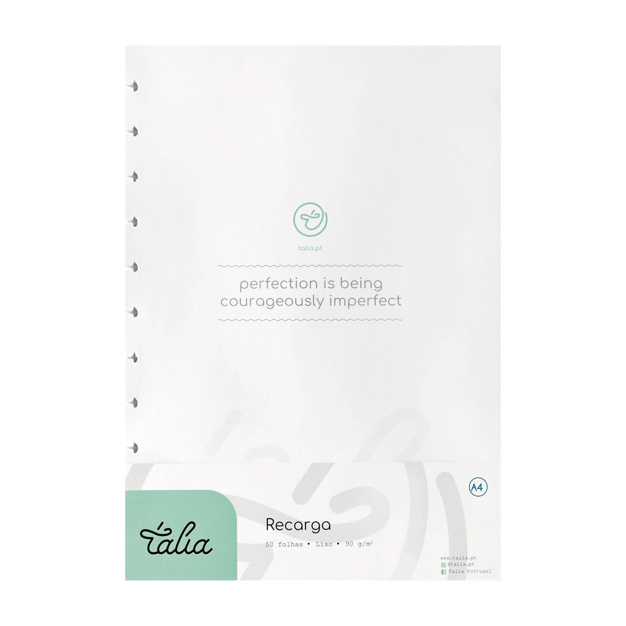 Recarga Papel A4 Liso para Caderno Smart Recarga Papel A4 Liso para Caderno Smart