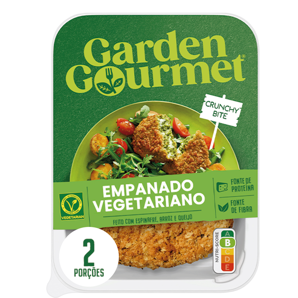 Panado de Espinafres e Queijo Proteína Vegetal Garden Gourmet