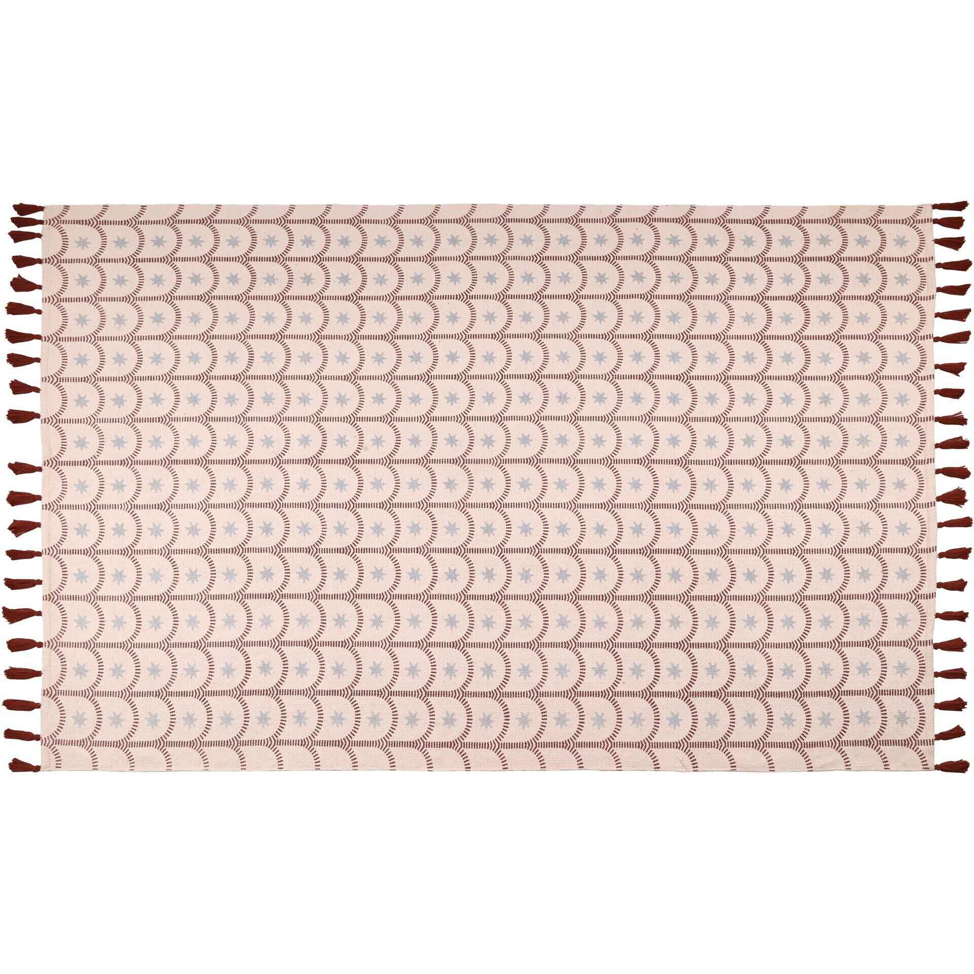 Tapete Semicirculos 160x230cm Cru Tapete Semicirculos 160x230cm Cru