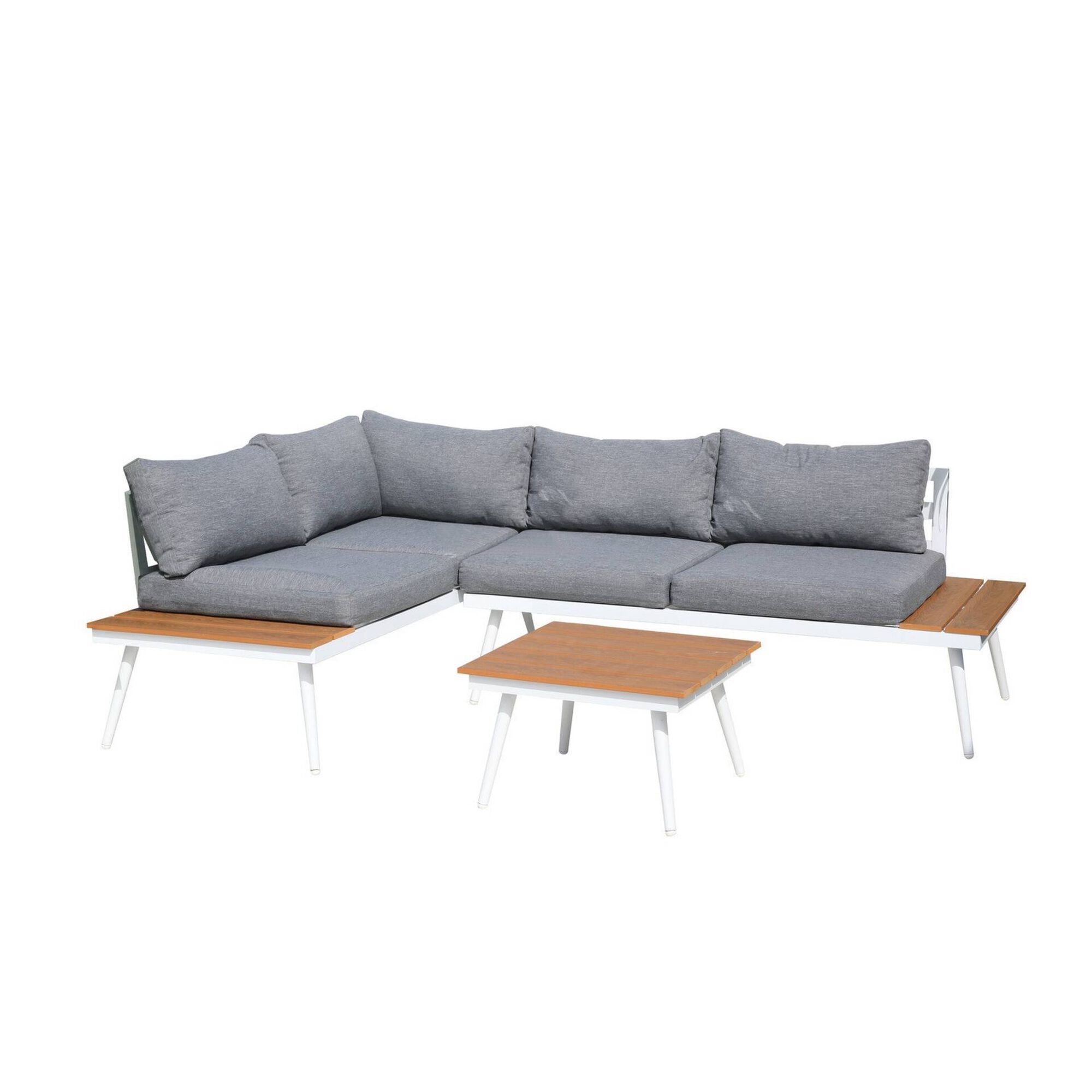 Conjunto de Estar de Canto Steel