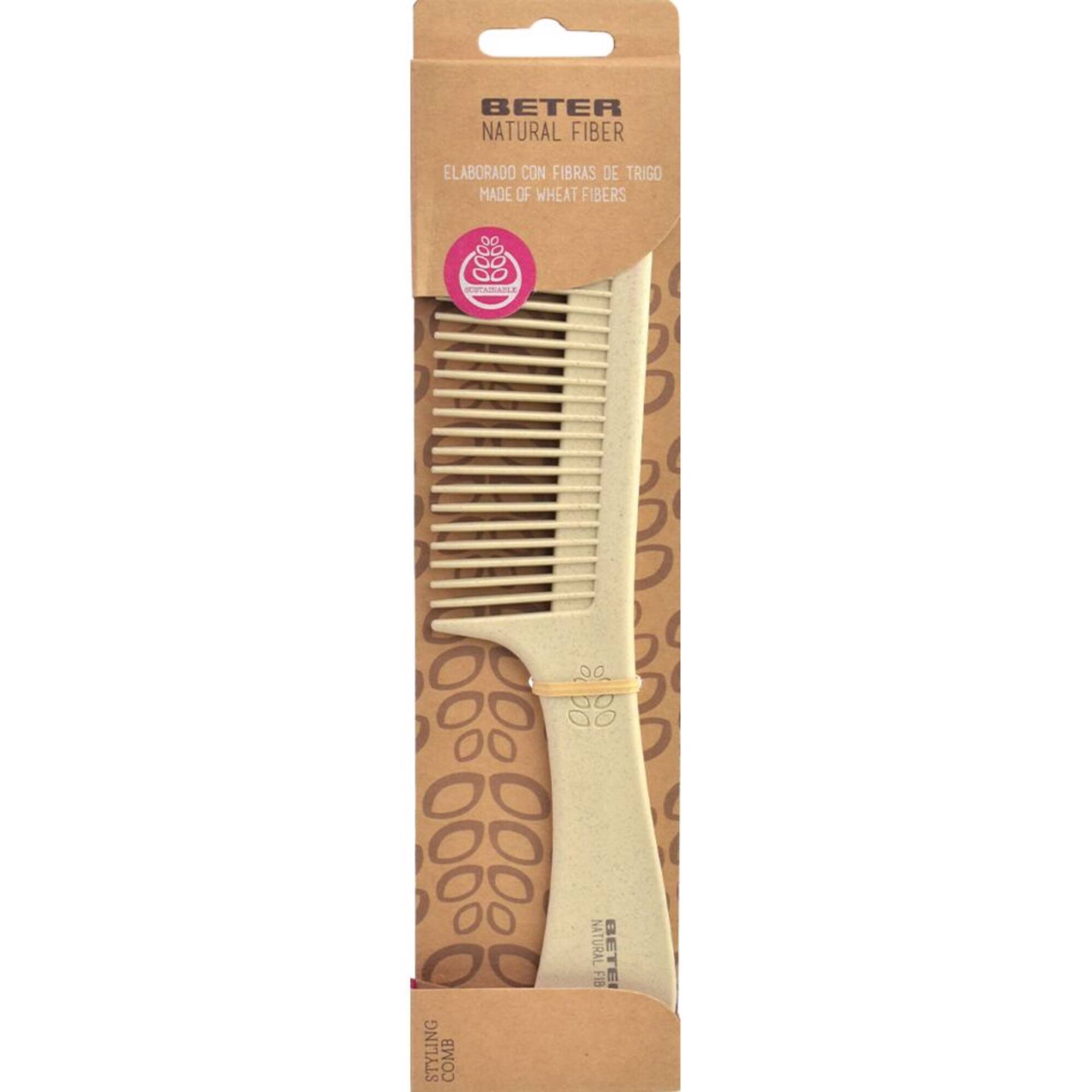 Pente Cabelo Escapidor Natural Fiber BETER