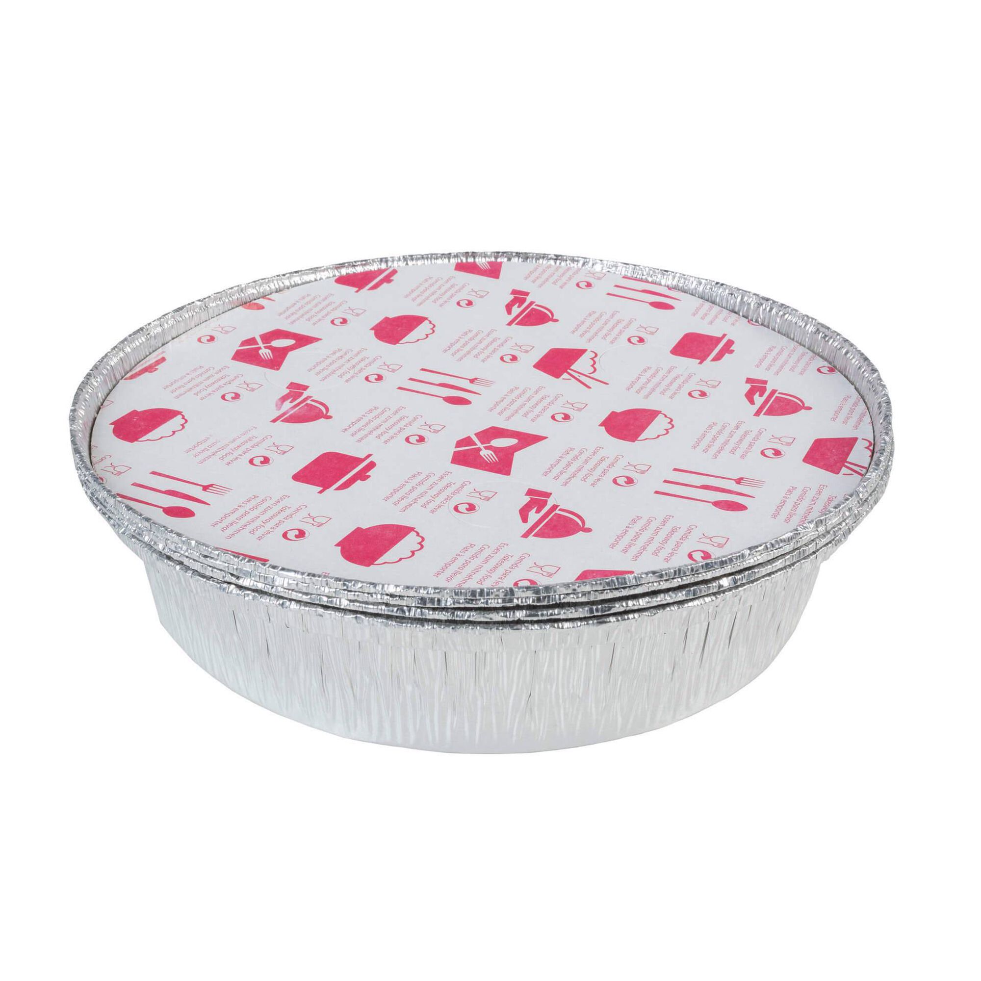Embalagens Take Away com Tampa Redondas 21cm