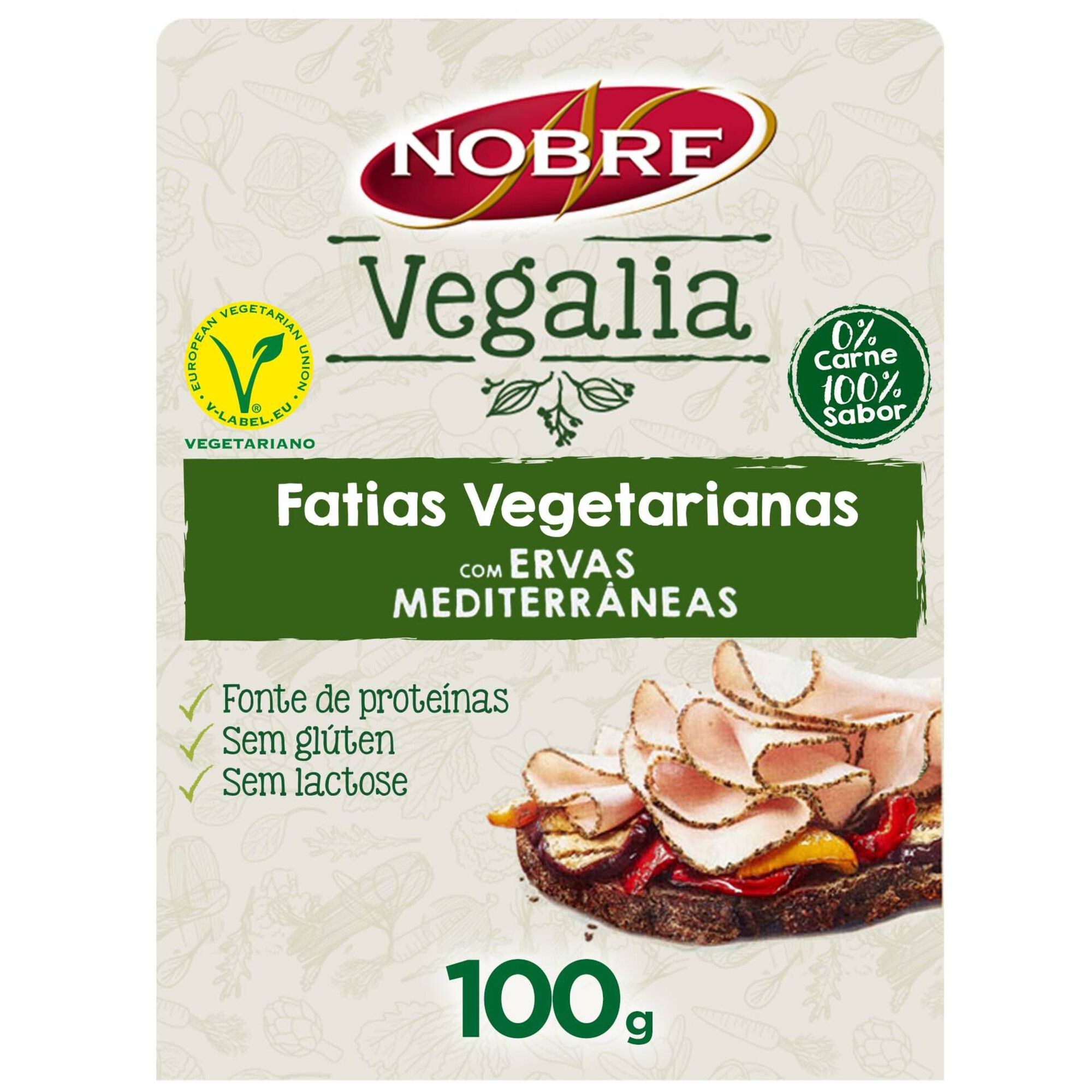 Fatias Vegetarianas com Ervas Mediterrâneas Fatias Vegetarianas com Ervas Mediterrâneas