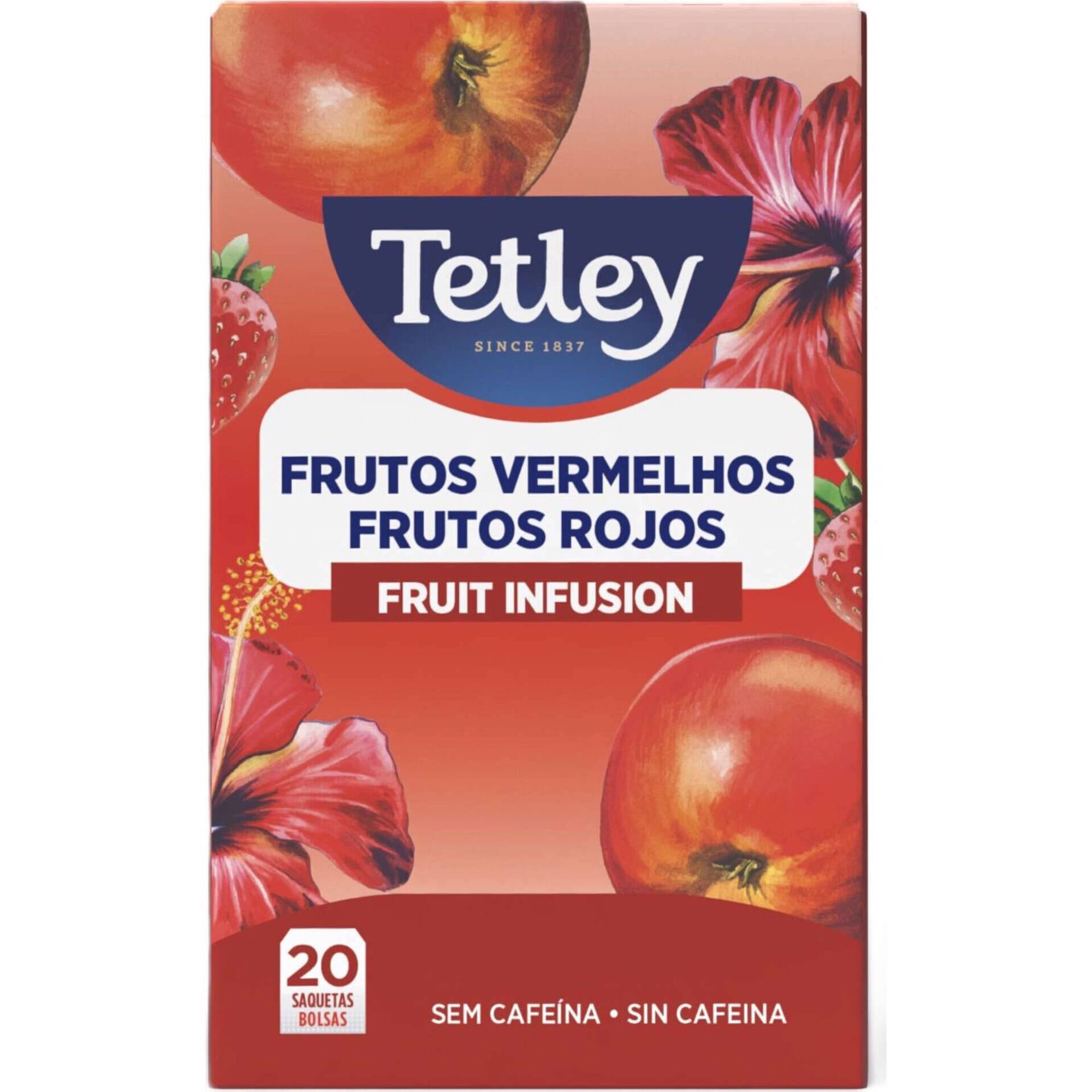 Infus&atilde;o Frutos Vermelhos Saquetas Tetley