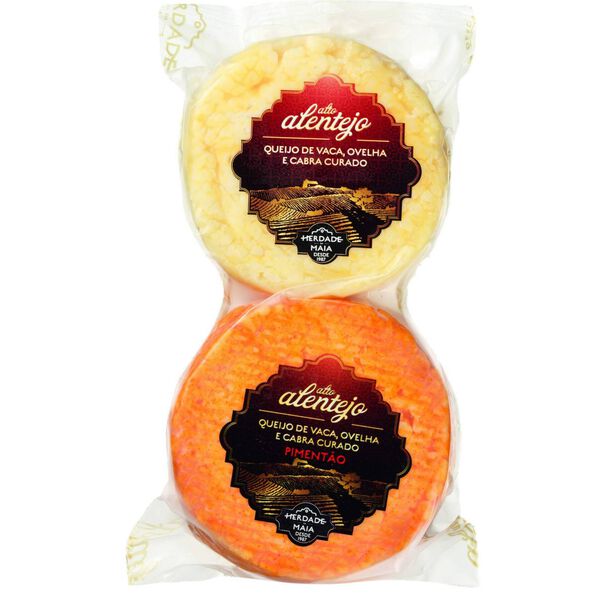 Queijo de Mistura Regional e Queijo de Mistura Pimentão Herdade da Maia