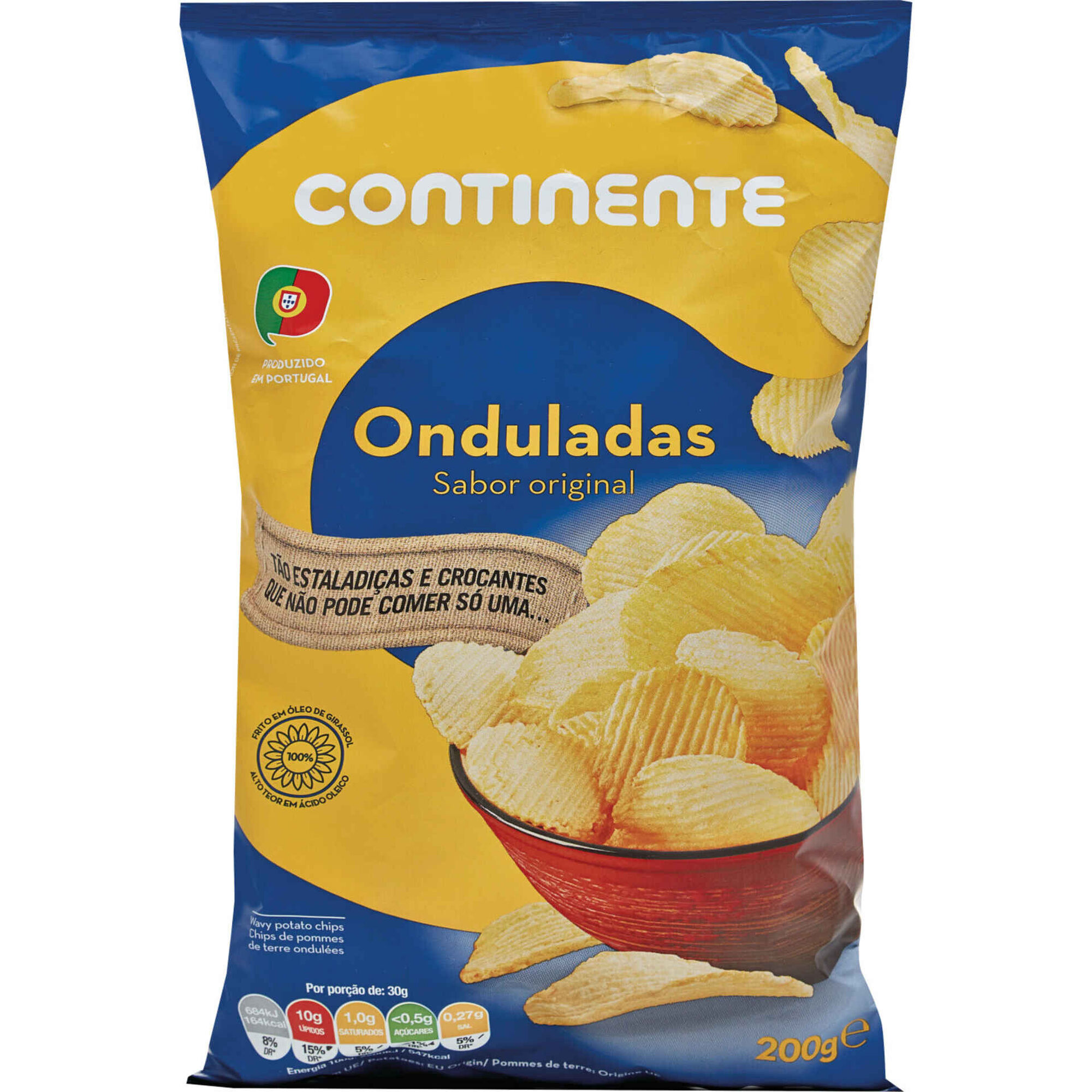 Batata Frita Ondulada Continente