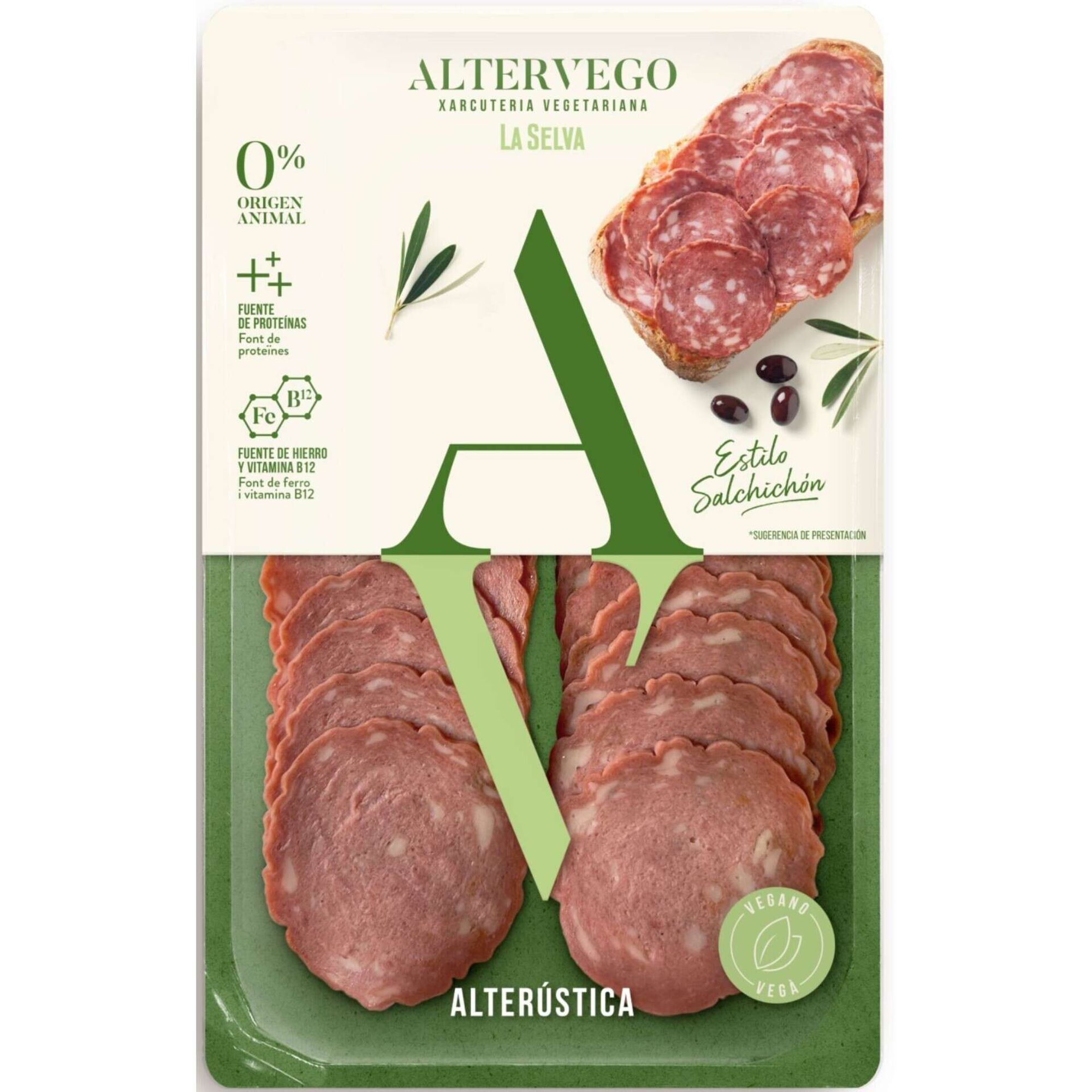 Lingui&ccedil;a Vegan Prote&iacute;na de Ervilha AlterVego