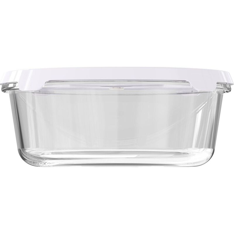Caixa Vidro Redonda 1400ml com Vácuo Kasa