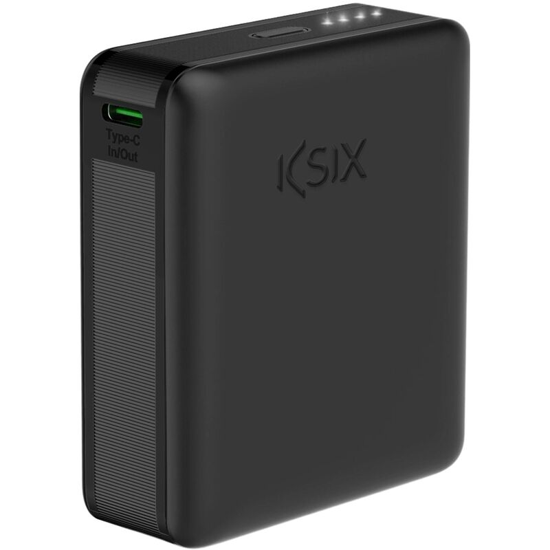 Mini Powerbank 10000mAh e Cabo USB/USB-C Ksix