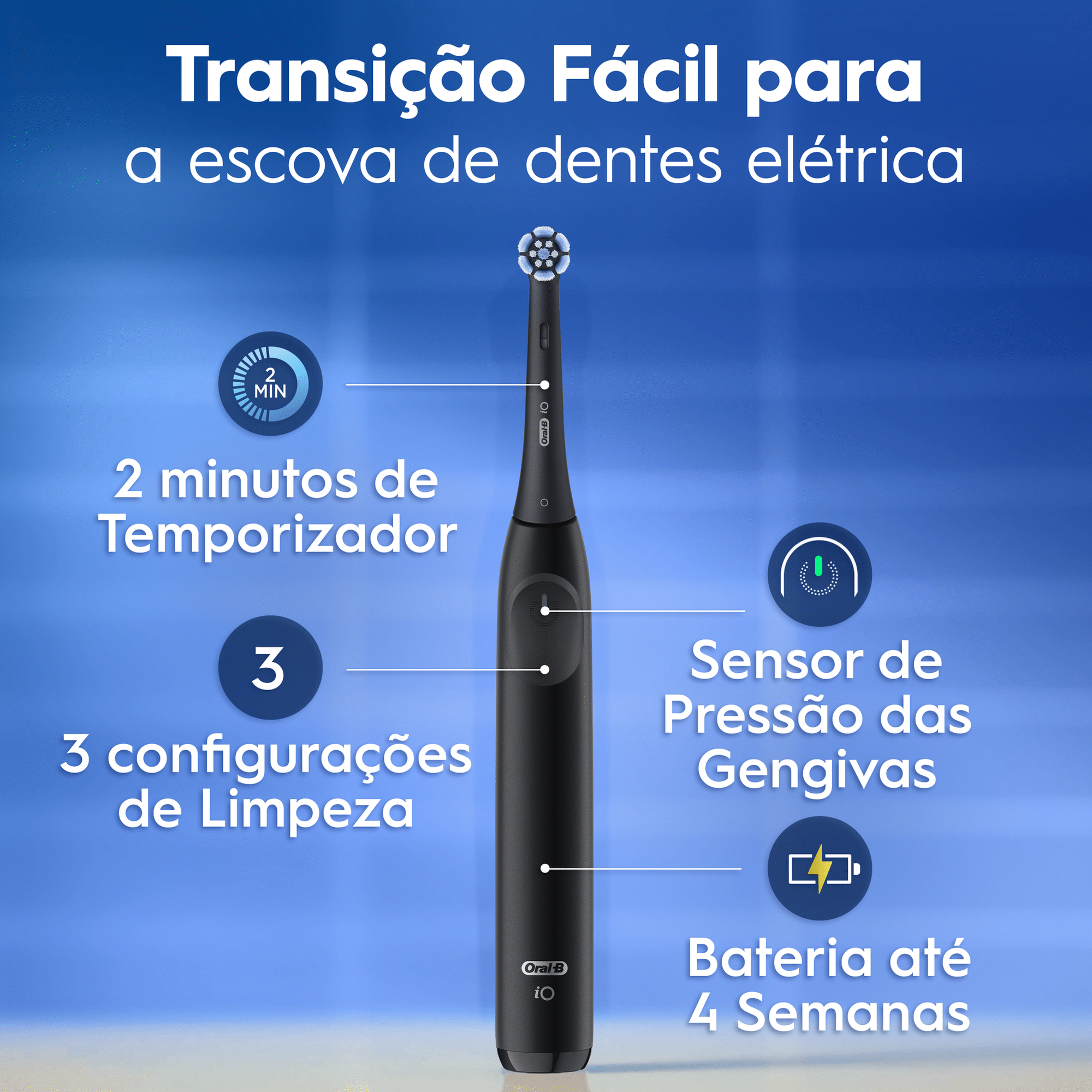 Coffret Escova de Dentes El&eacute;trica iO2 Oral-B