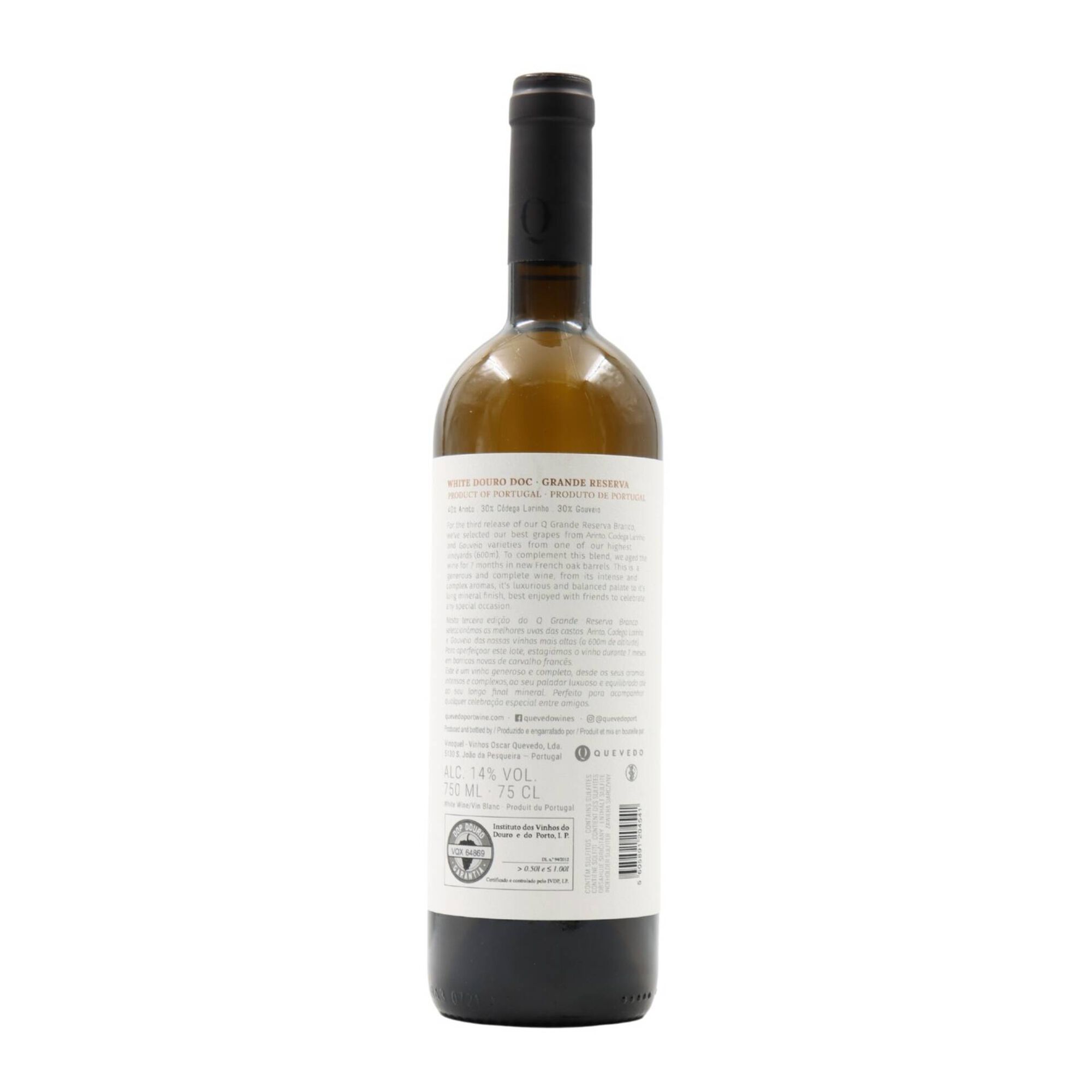 Quevedo Q Grande Reserva Douro Vinho Branco