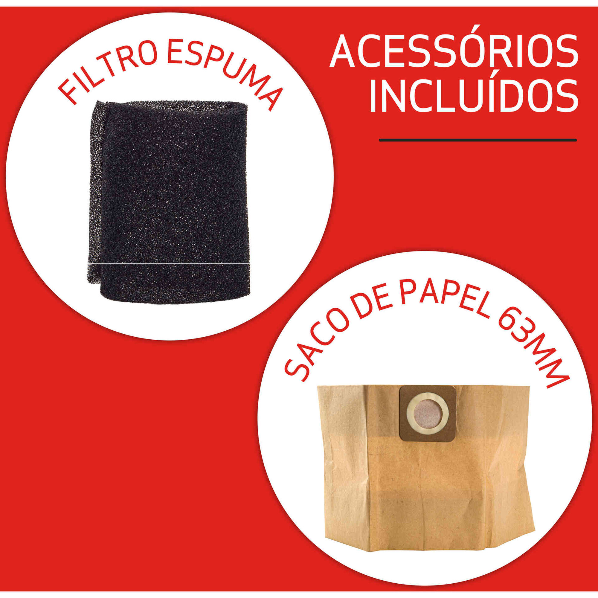 Aspirador Sólidos e Líquidos 20L