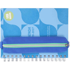 Conjunto Agenda 16 Meses A5 com Estojo (v&aacute;rios modelos) Note!