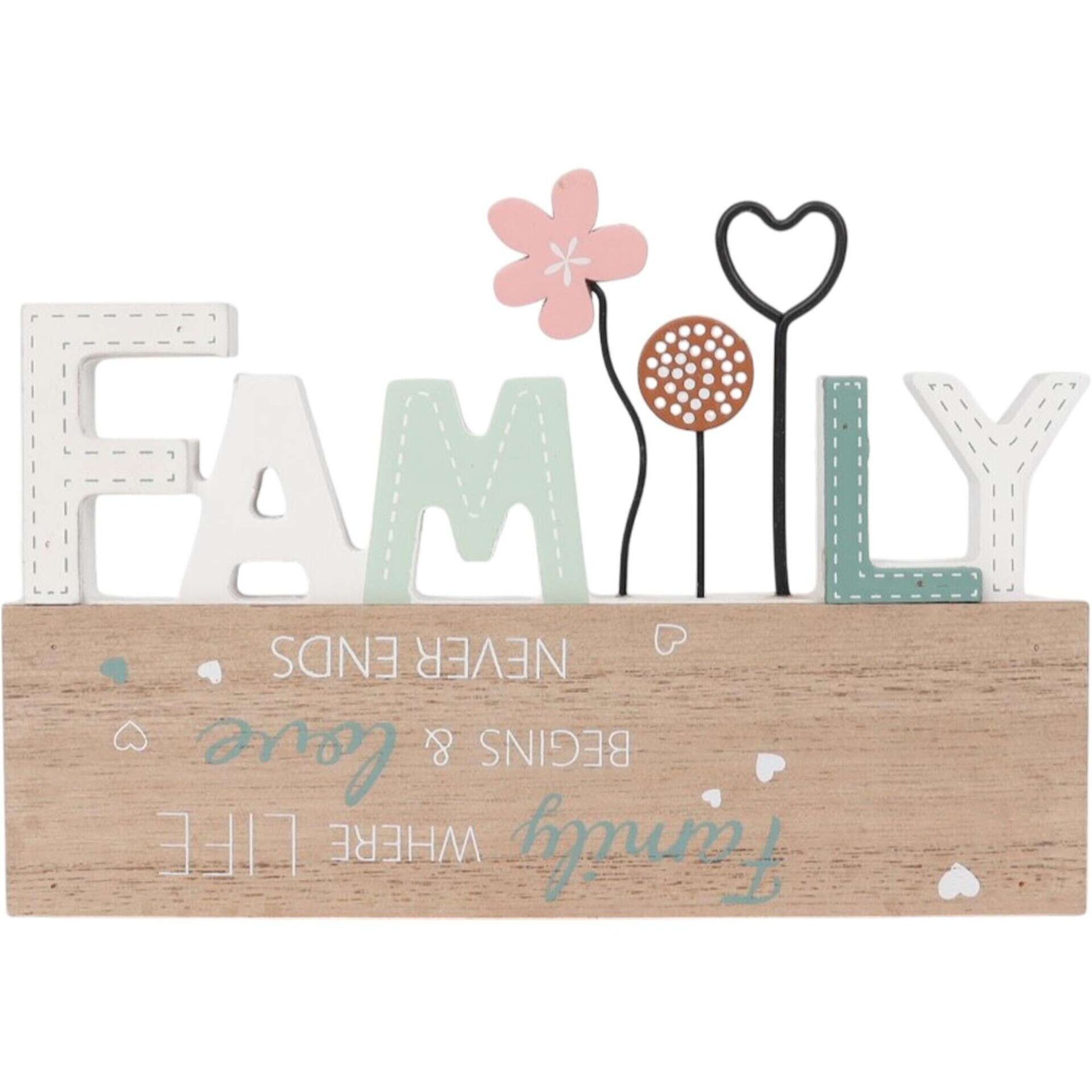 Letra Family com Base Natural Kasa