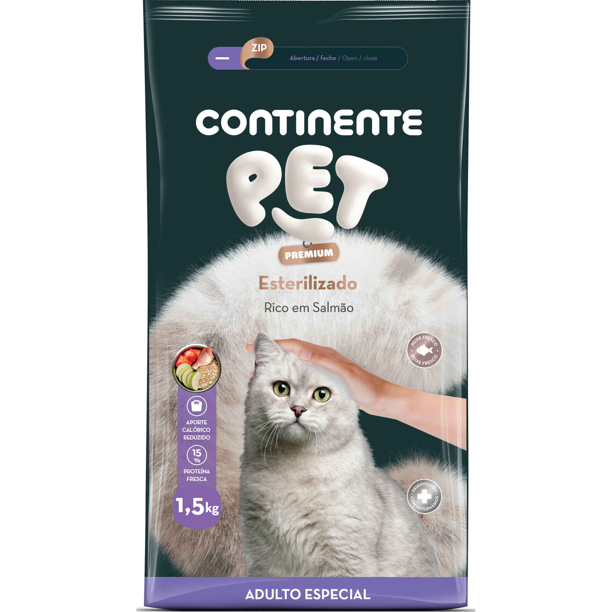 Ra&ccedil;&atilde;o para Gato Adulto Esterilizado Salm&atilde;o