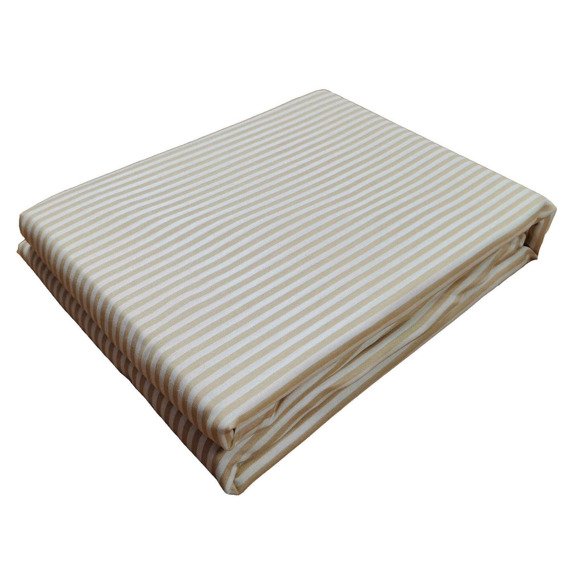 Conjunto Capa Edredão Microfibra 160x220cm Riscas Beges Conjunto Capa Edredão Microfibra 160x220cm Riscas Beges