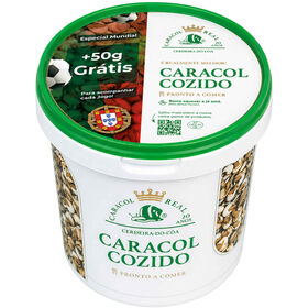 Carac&oacute;is Brancos Cozidos Caracol Real