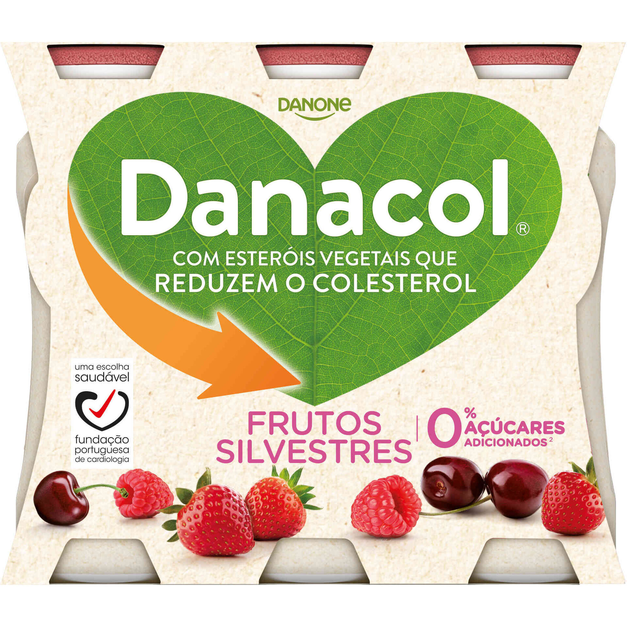 Reduz Colesterol L&iacute;quido Frutos Silvestres Danacol Danone