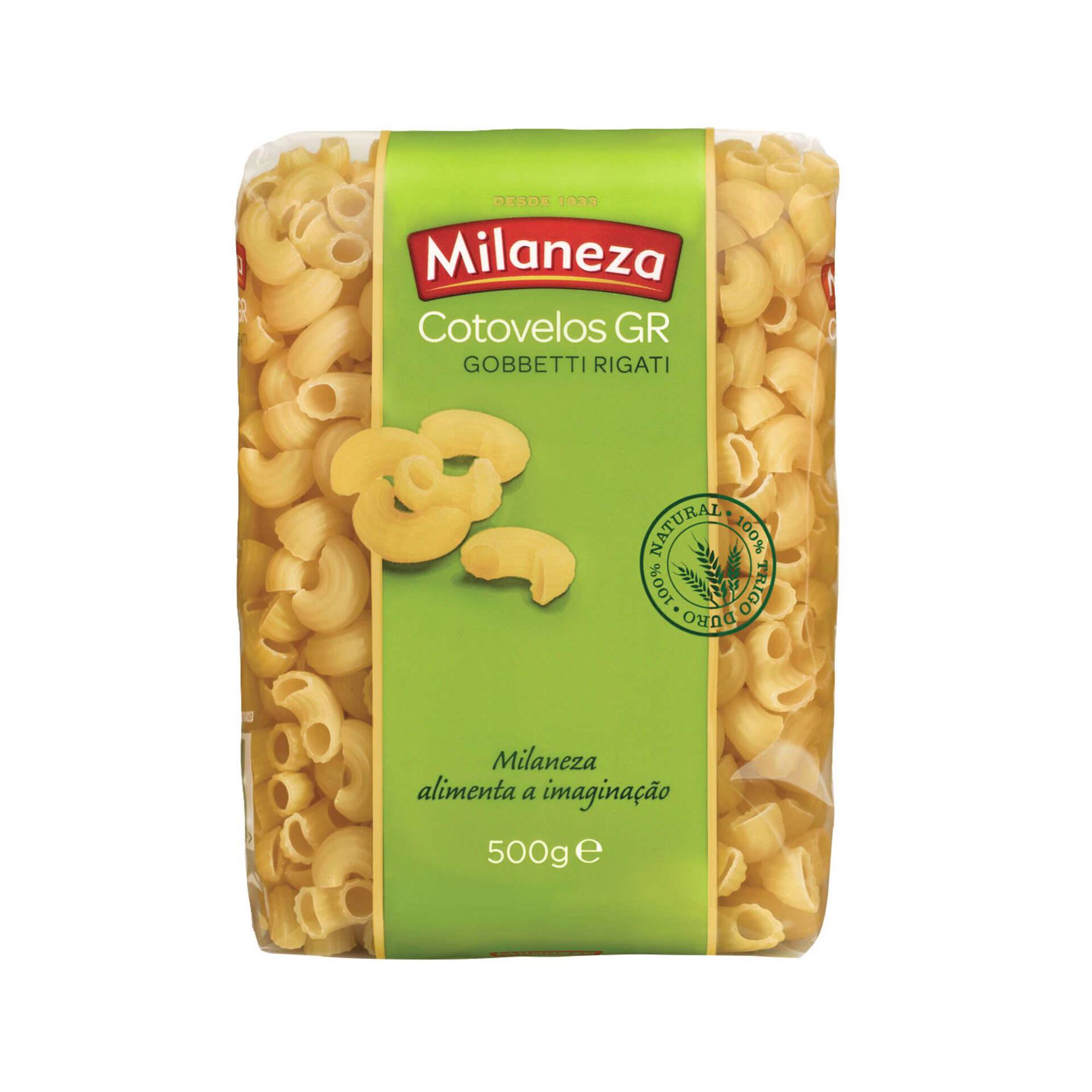 Massa Cotovelos Grandes Riscados Milaneza