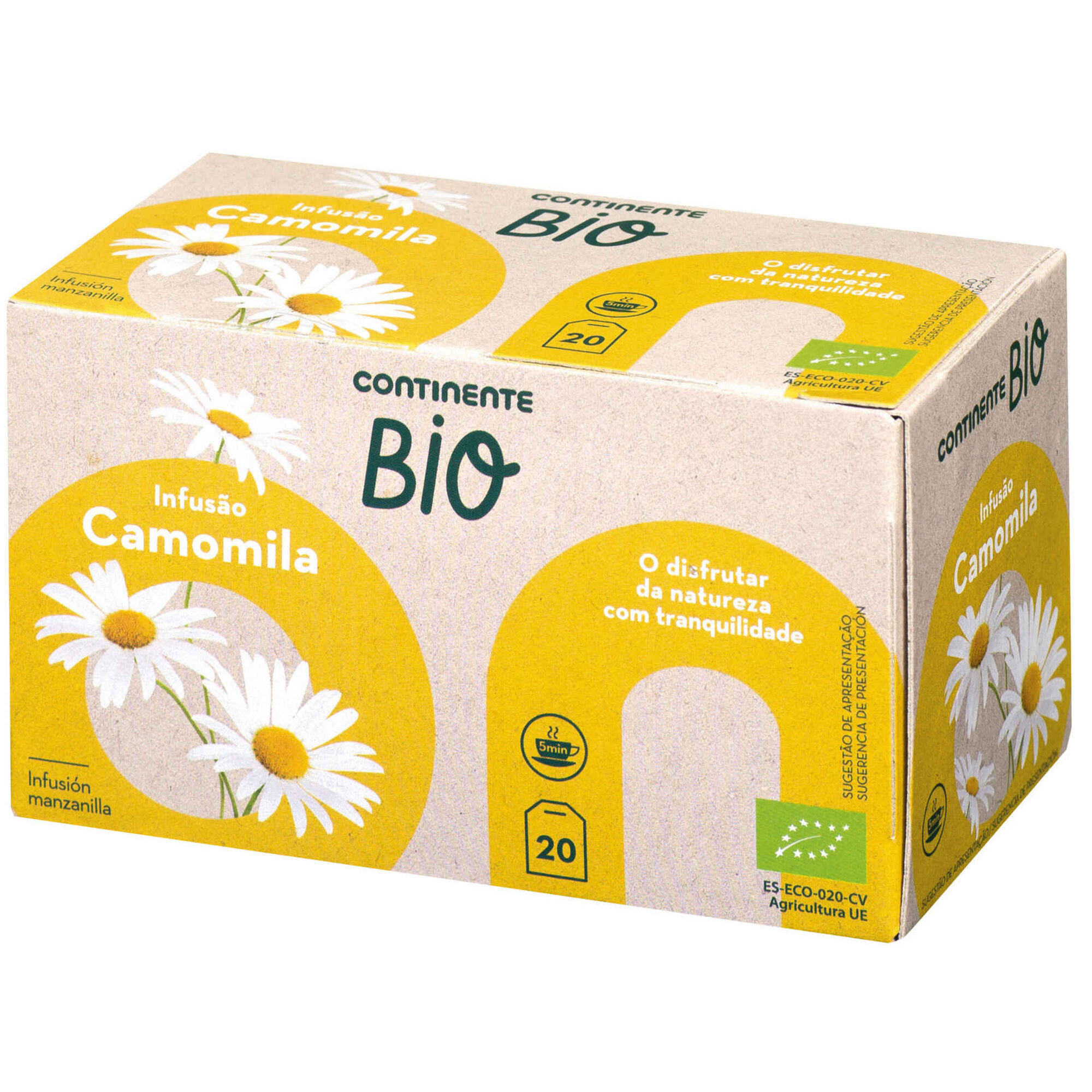 Infusão Camomila Saquetas